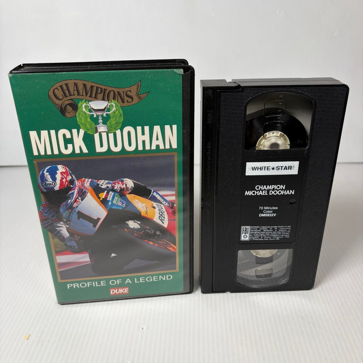 Mick Doohan Champions Profile Legend VHS 1999 Motorcycle Racing Duke