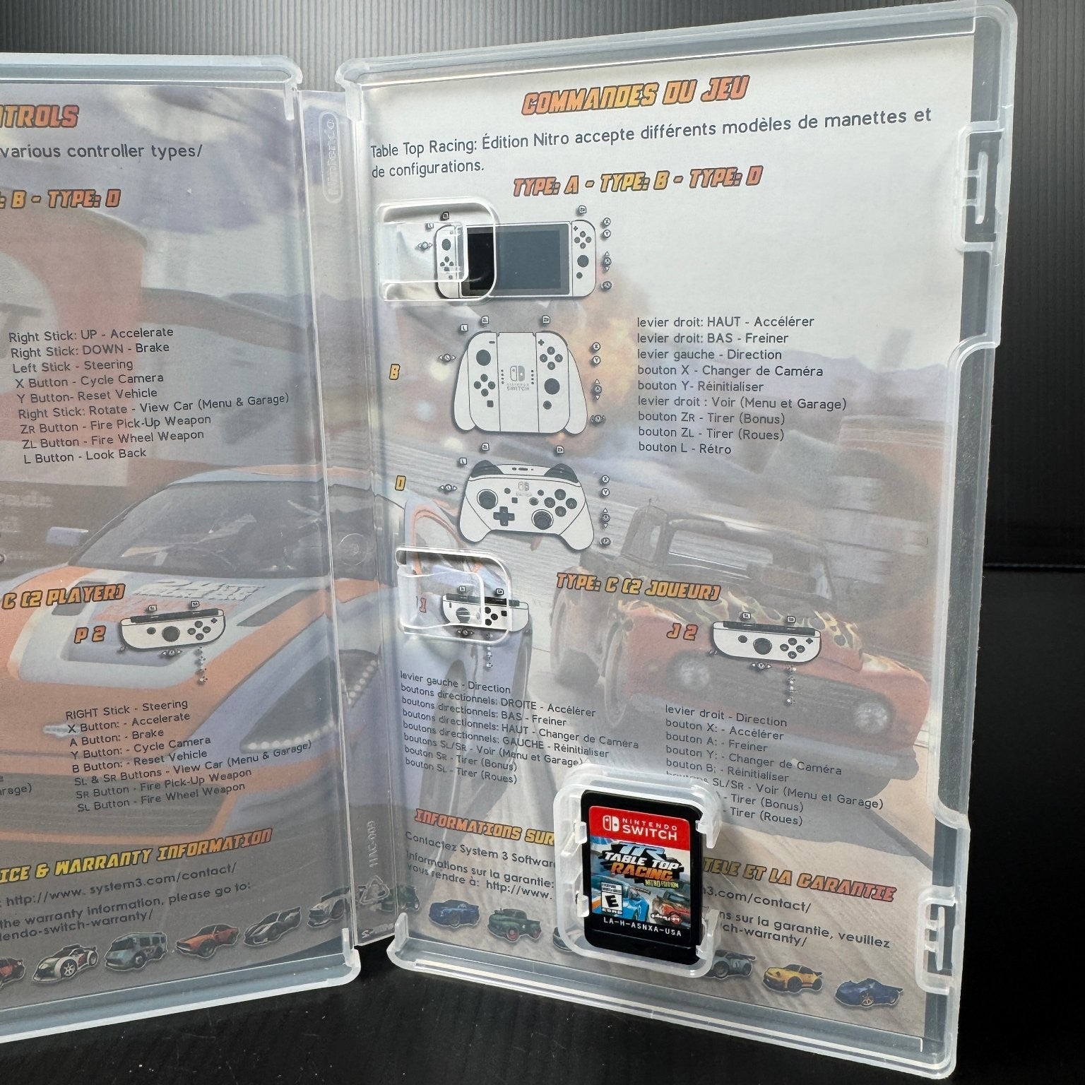 Table Top Racing Nitro Edition Nintendo Switch Video Game Multiplayer