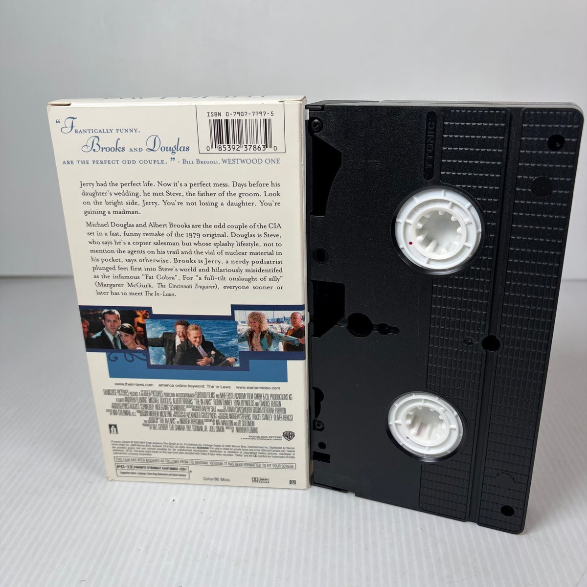 The In-Laws VHS 2003 Action Comedy Michael Douglas Albert Brooks Warner Bros.