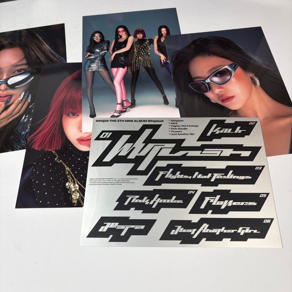 aespa Whiplash The 5th Mini Album CD Photobook Version K-pop Alt Cover Target Ex