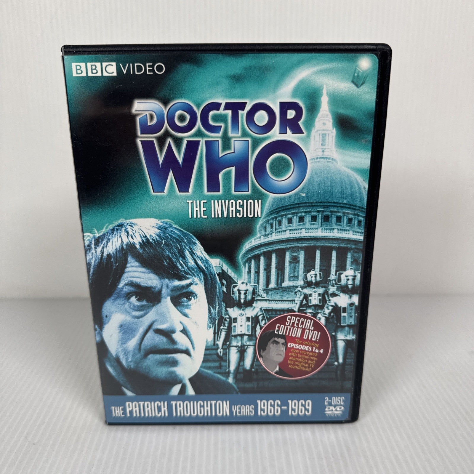 Doctor Who - The Invasion (DVD, 2007, 2-Disc Set) Patrick Throughton Years