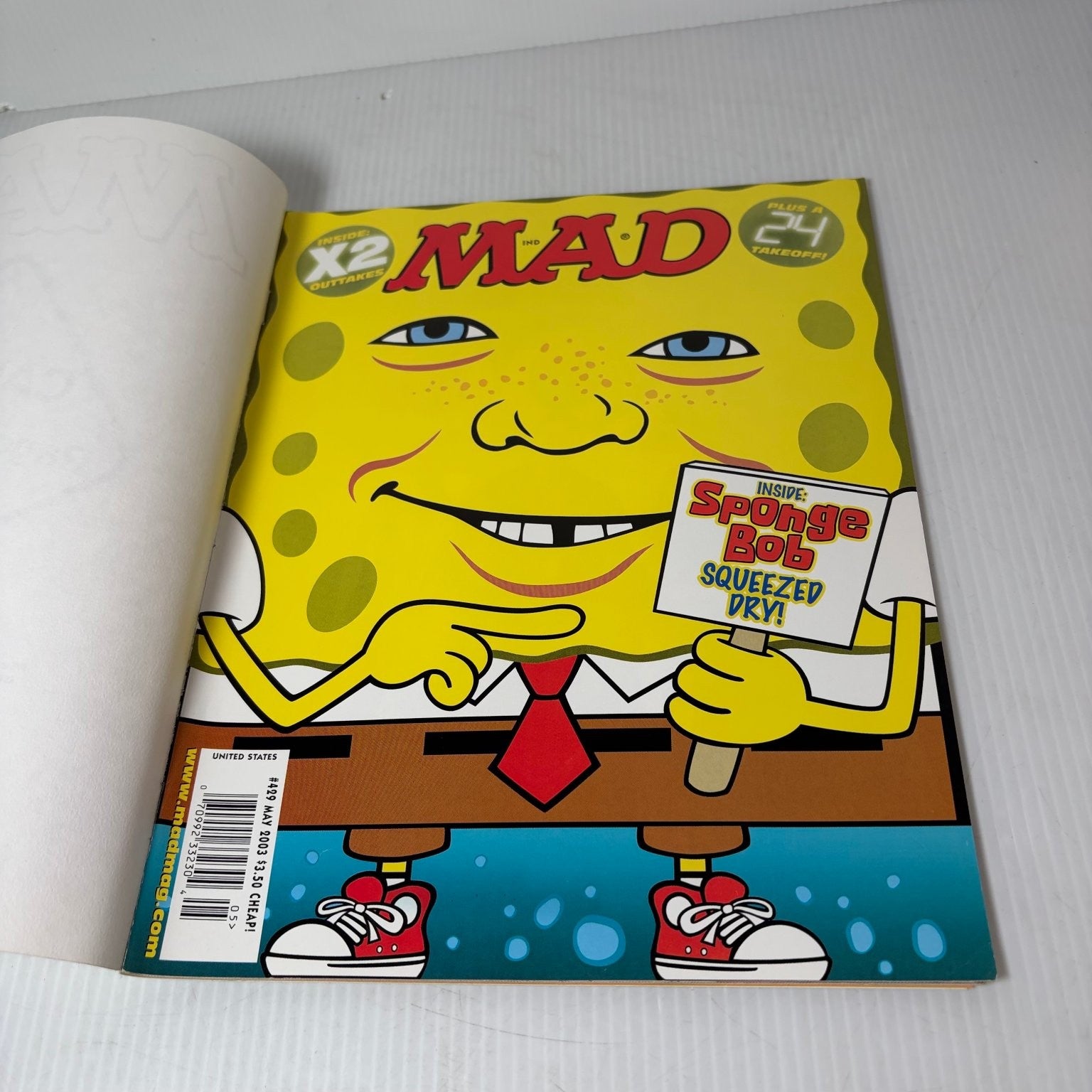 MAD Magazine May 2003 Spongebob Squarepants Humor Satire Cartoon