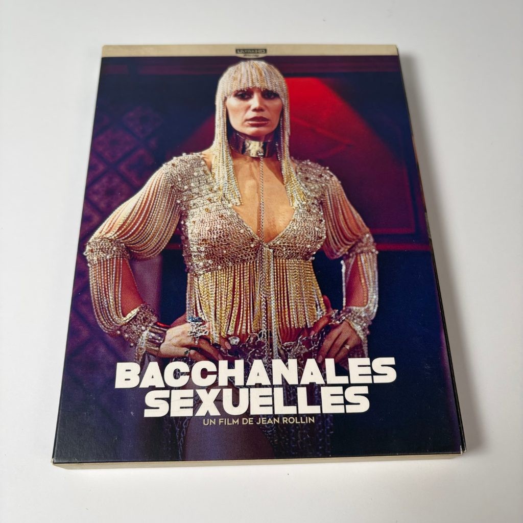 Bacchanales Sexuelles 4K UHD Blu-ray Jean Rollin Le Chat Qui Fume Slipcover