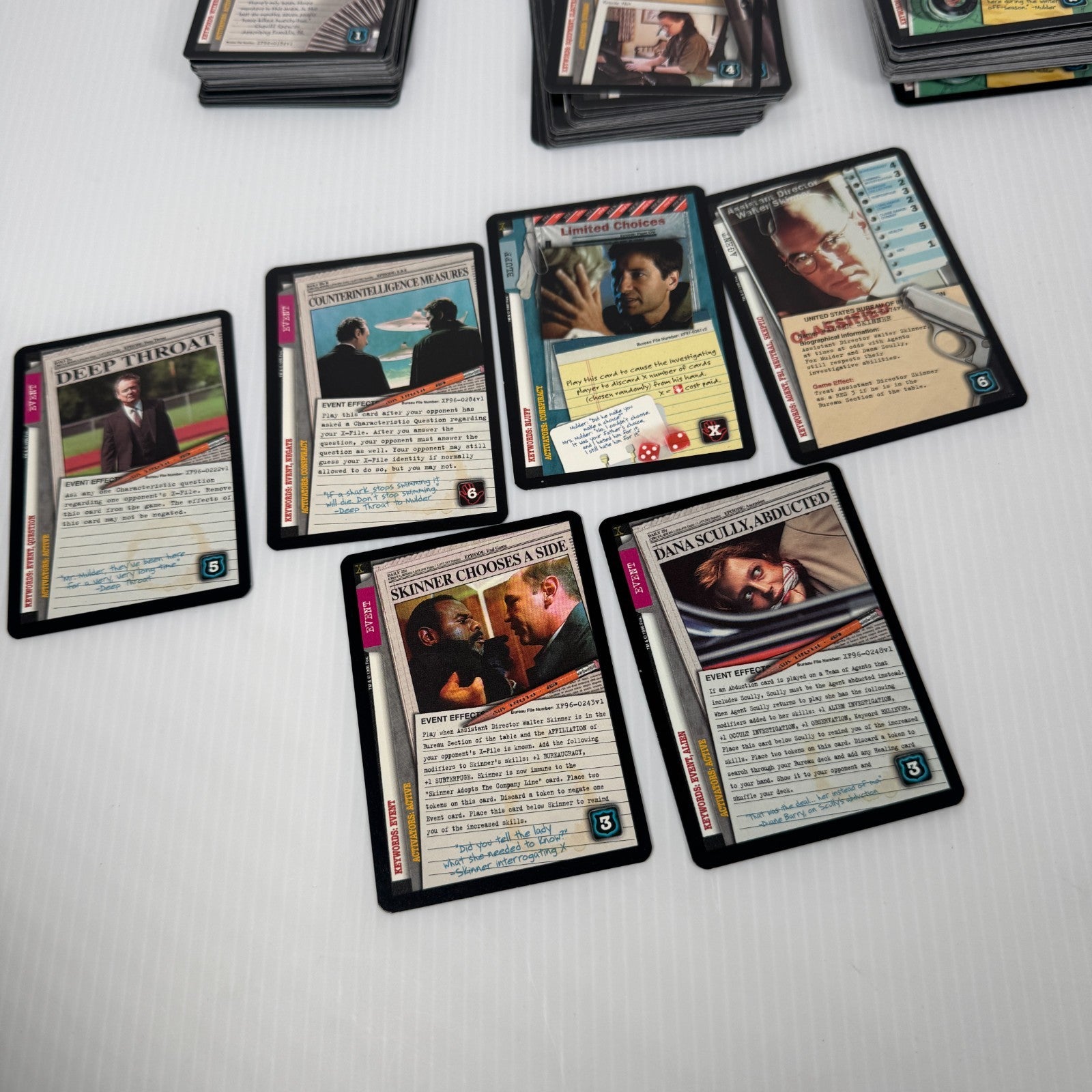 Huge X-Files CCG Lot Premiere Set (349/354), 17 TTIOT Cards & 101361 Expansion