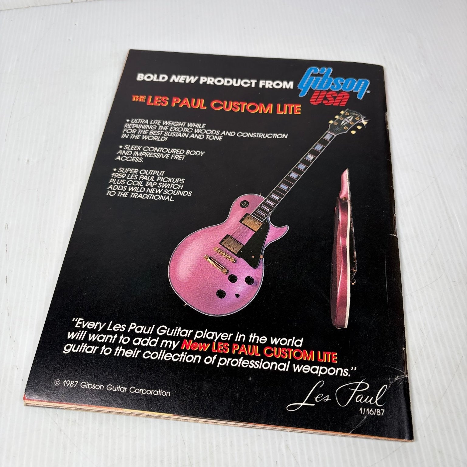 Rock Scene November 1987 Mötley Crüe Nikki Sixx Magazine Hair Metal