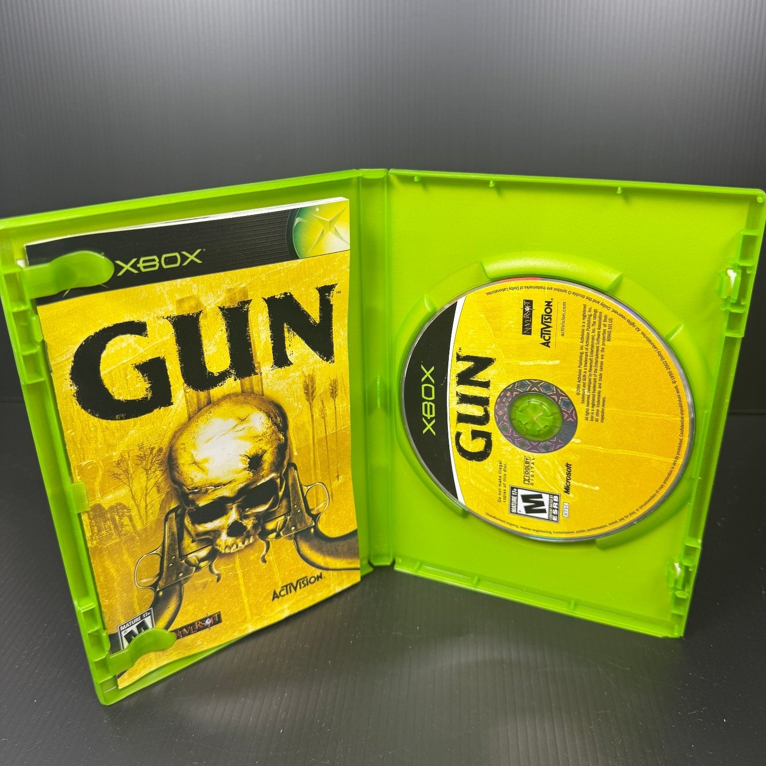 Gun Standard Edition Xbox Complete CIB Video Game Western Action Adventure