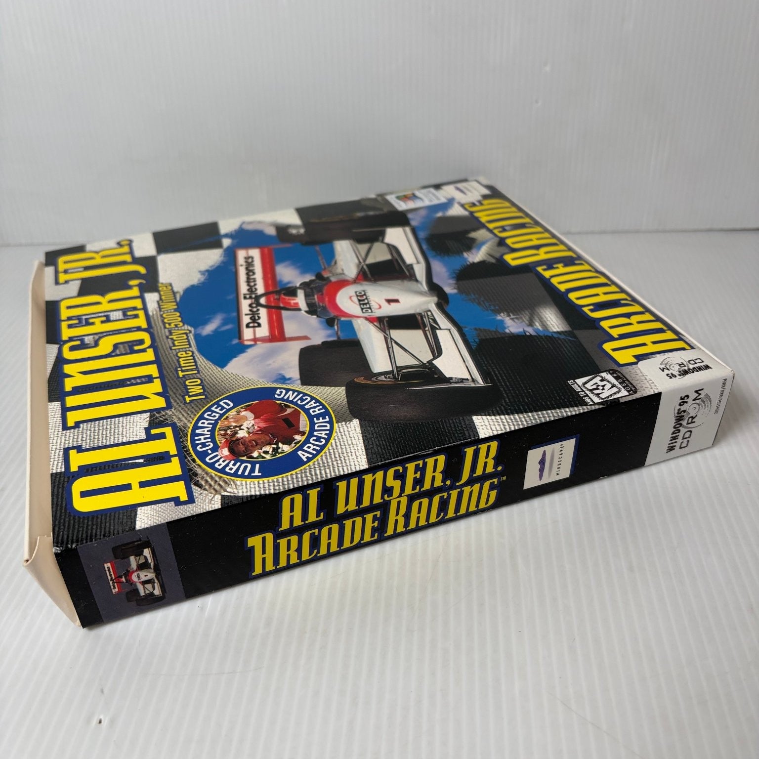 Al Unser, Jr. Arcade Racing Big Box PC CD-ROM Video Game Windows 95 Complete