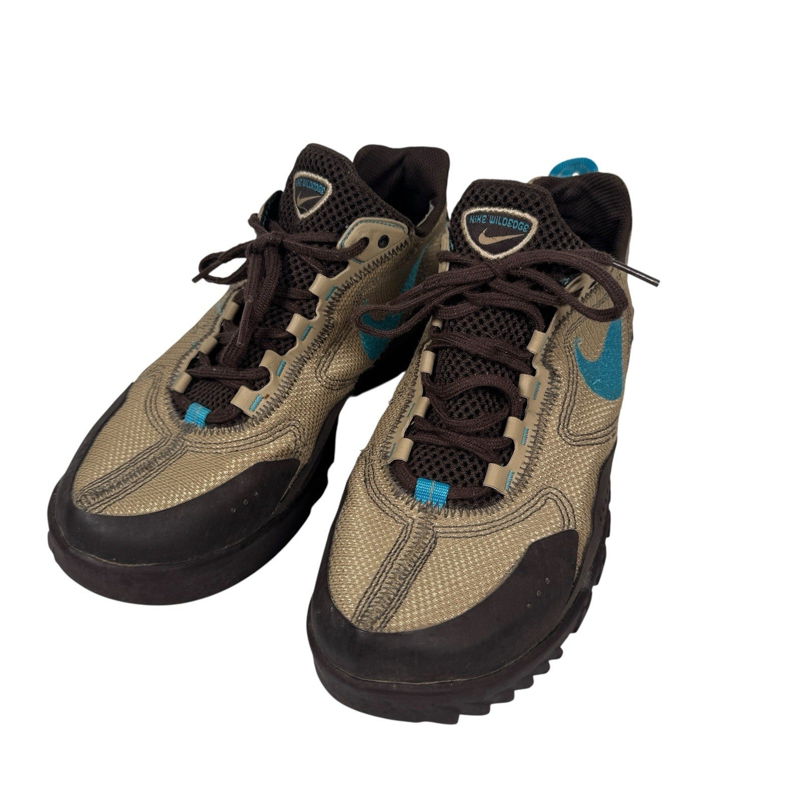 Nike Wildedge ACG Tweed & Vivid Blue Hiking Trekking Shoes Size 9 (No Inserts)