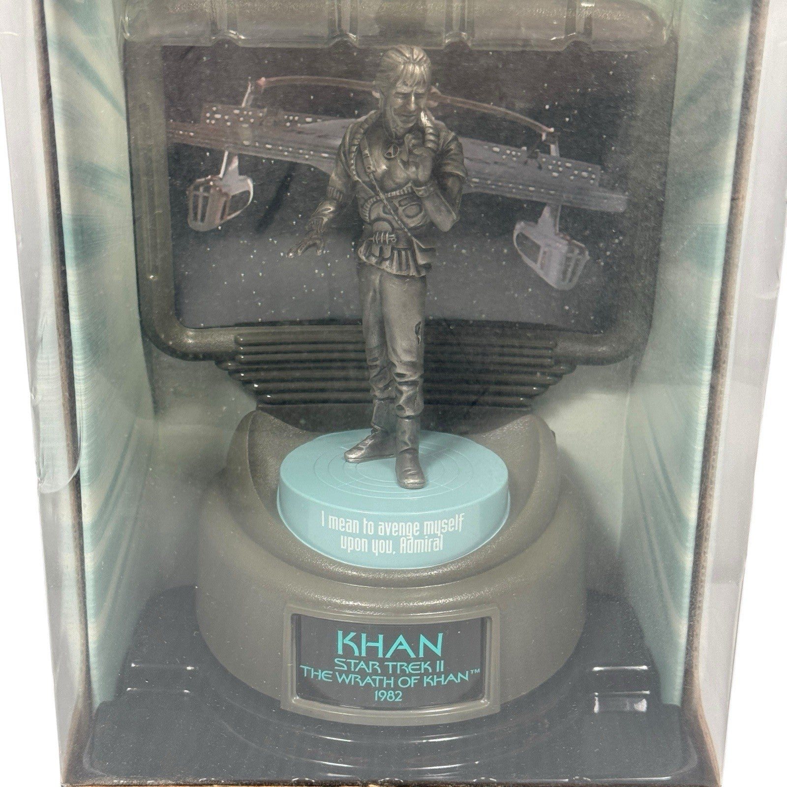 Star Trek Champions Khan Pewter Figure 1 of 9998 Wrath of Kahn 1982 1998 Sealed
