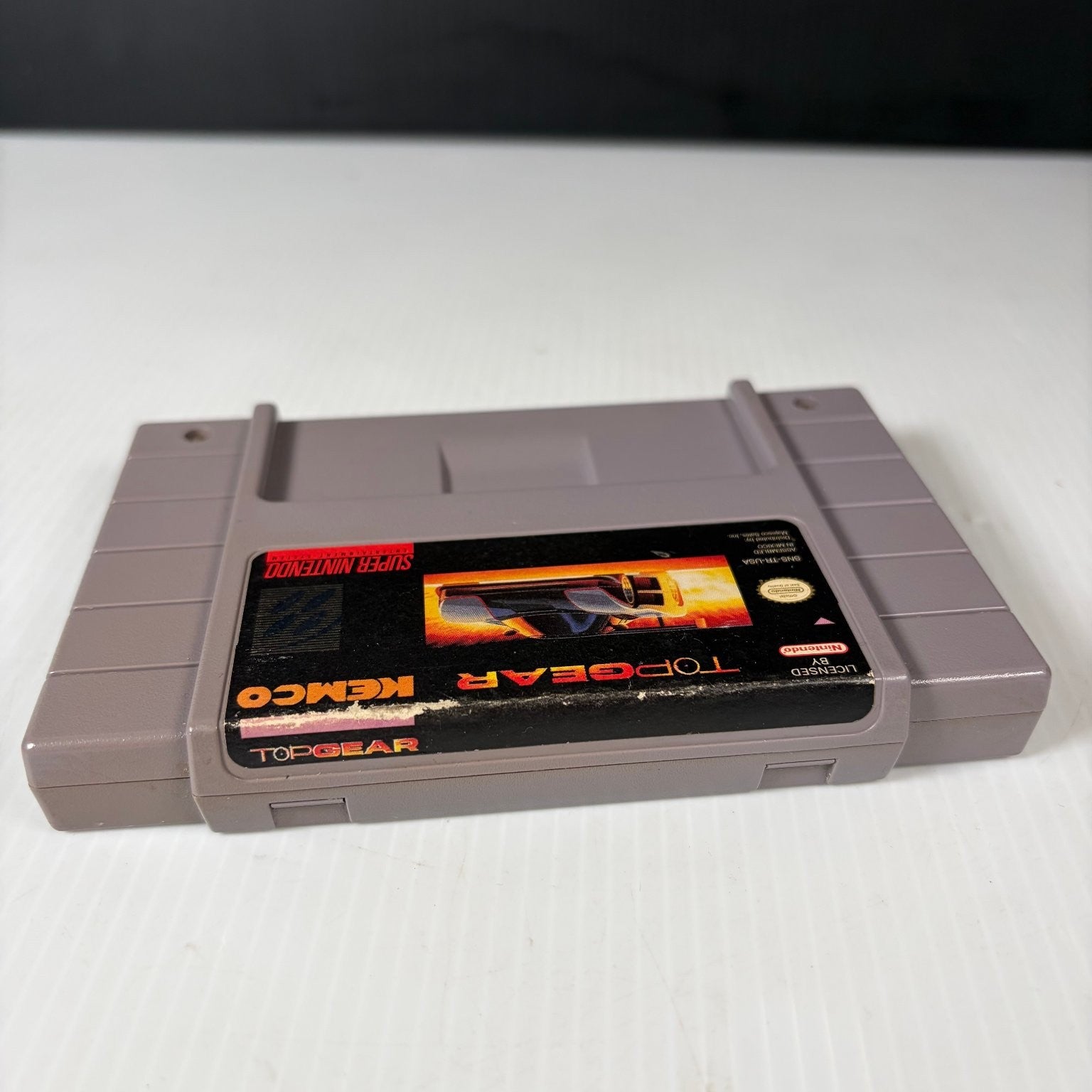 Top Gear Super Nintendo SNES Video Game Racing Multiplayer