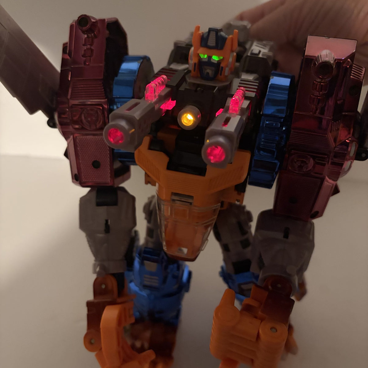 Transformers Beast Wars Optimal Optimus Figure Light-Up (Incomplete) Transmetals