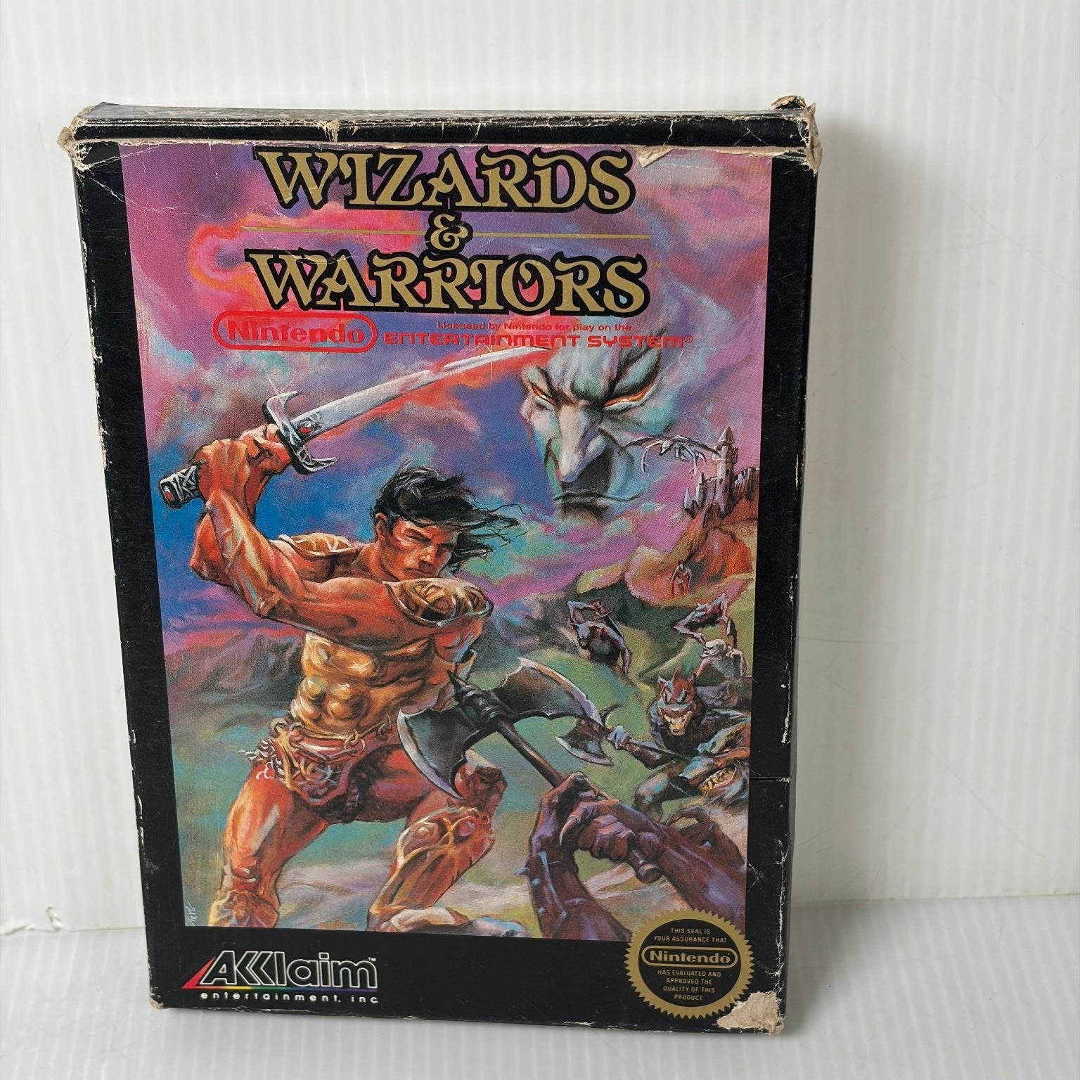 Wizards & Warriors NES Nintendo Entertainment System Video Game Complete CIB