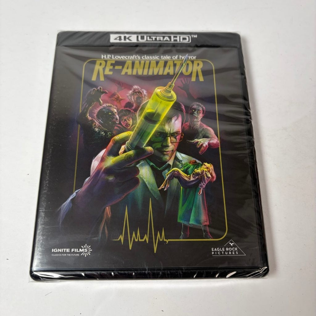 Re-Animator 4K Ultra HD 40th Anniversary Ignite Films Horror Stuart Gordon