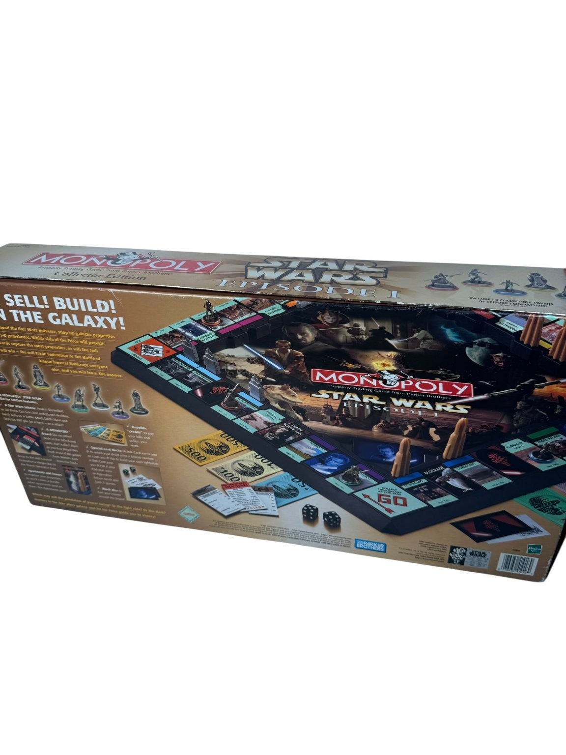 Monopoly Star Wars Episode I Board Game Parker Brothers 3-D Collector's Edition