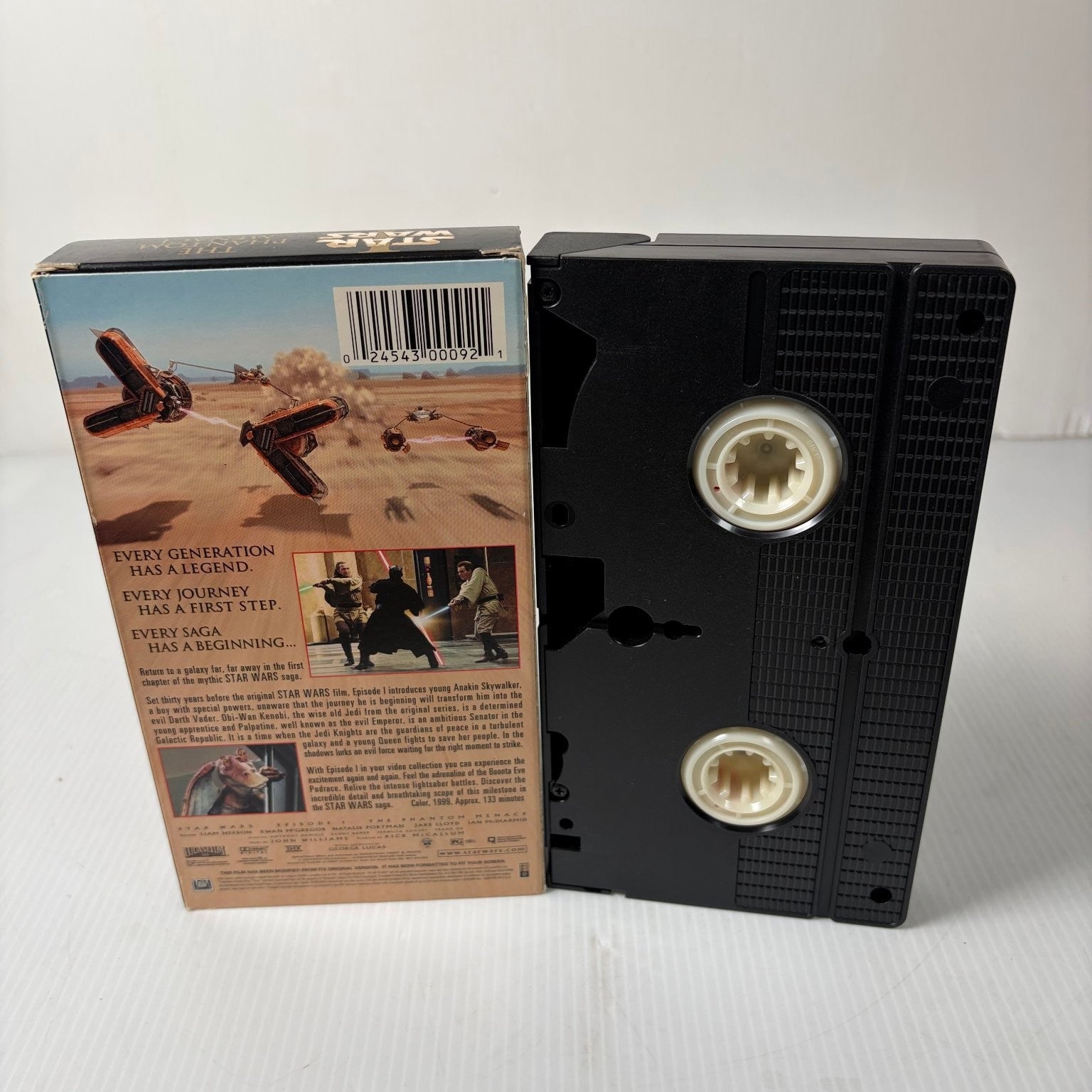 Star Wars Episode I The Phantom Menace VHS 1999 Sci-Fi THX Lucasfilm