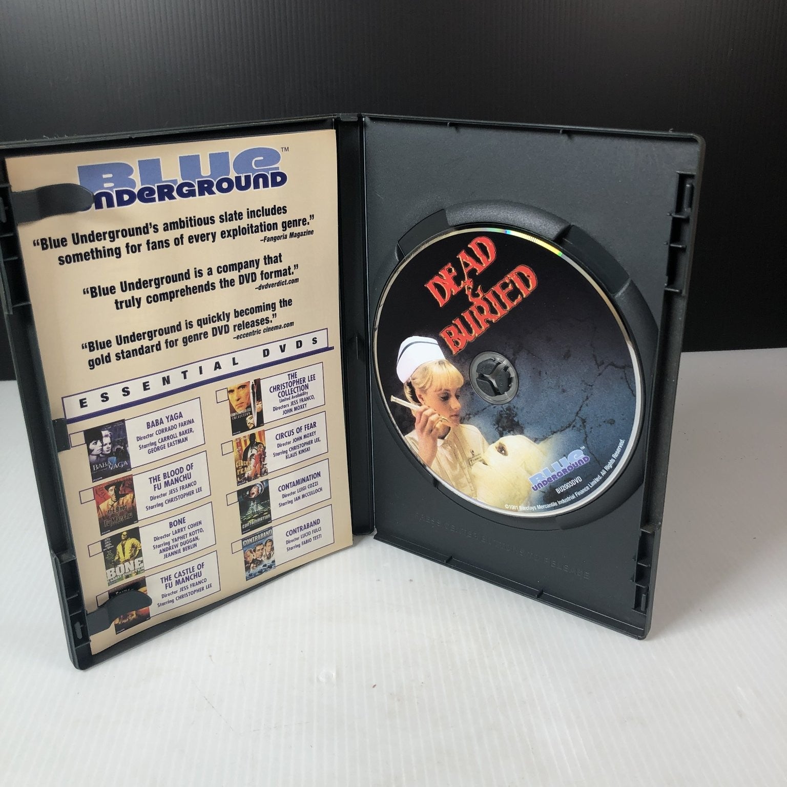 Dead & Buried DVD 1981 Blue Underground Director Gary A. Sherman