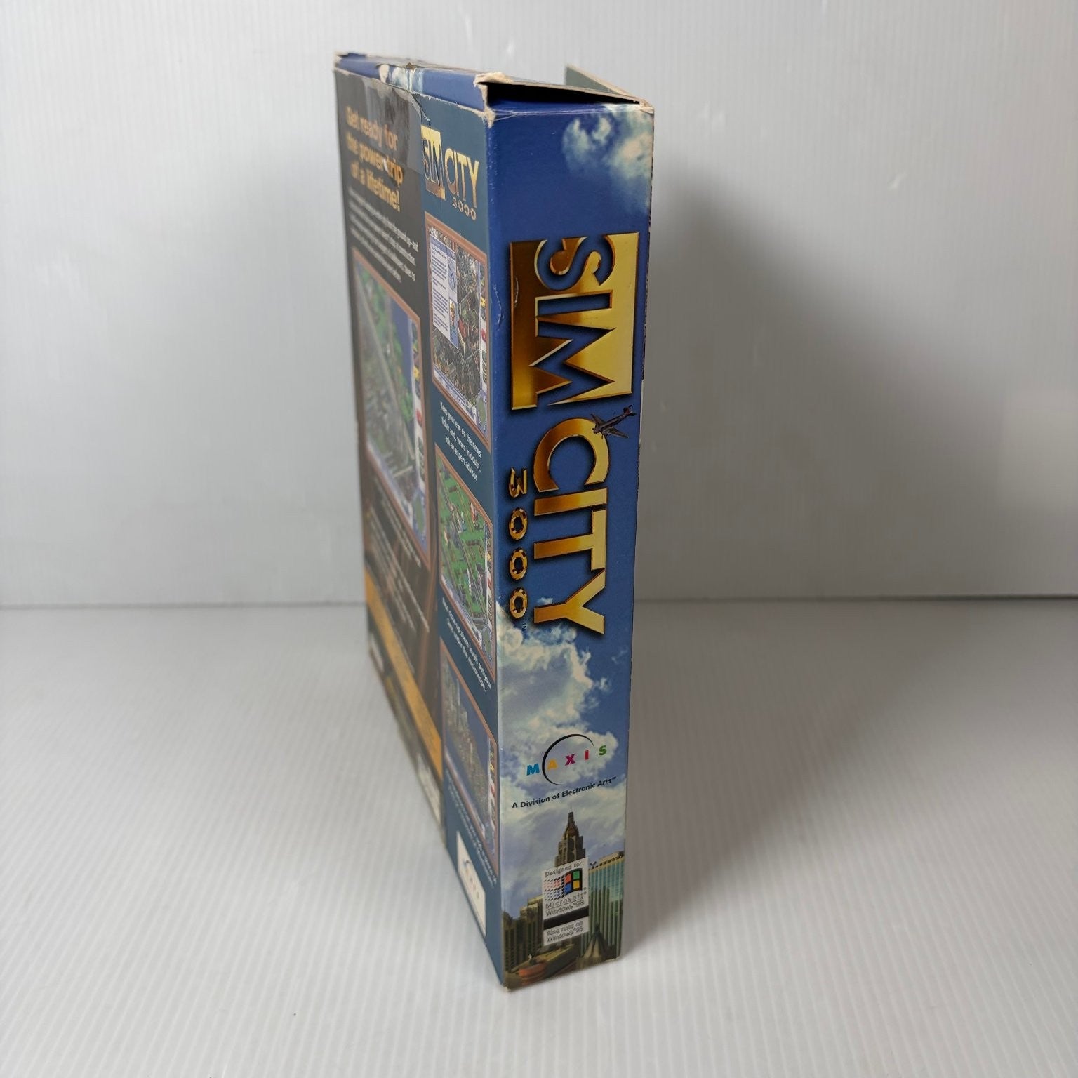 SimCity 3000 Big Box PC CD-ROM Video Game Maxis Simulation City Builder Complete