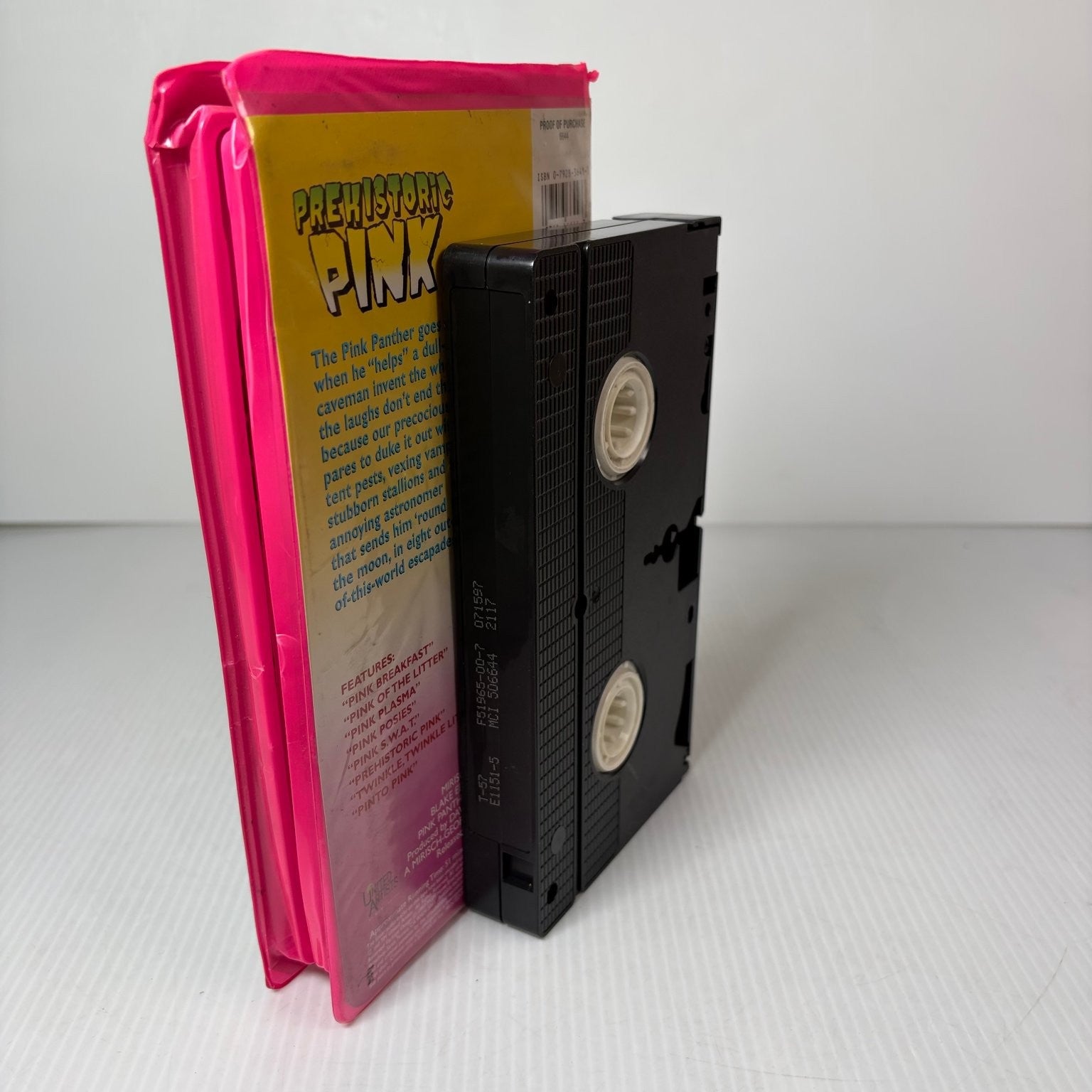 Prehistoric Pink VHS 1994 Cartoon Collection MGM/UA Home Video