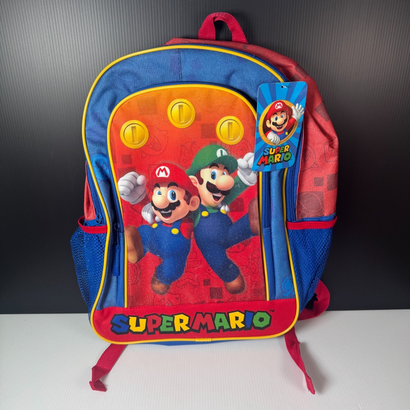 Super Mario Glittering Coins Backpack Official Nintendo Licensed 2015