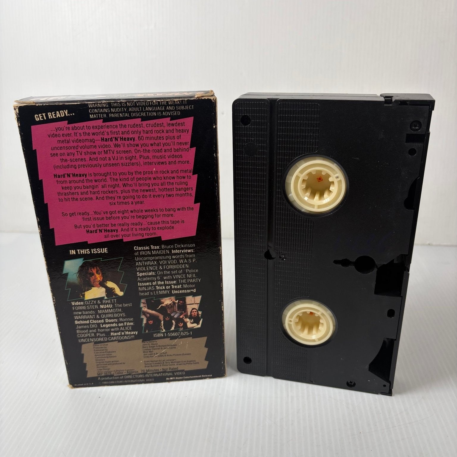 Hard N Heavy Issue 1 Volume 1 VHS 1989 Heavy Metal Music Video MPI Home Video