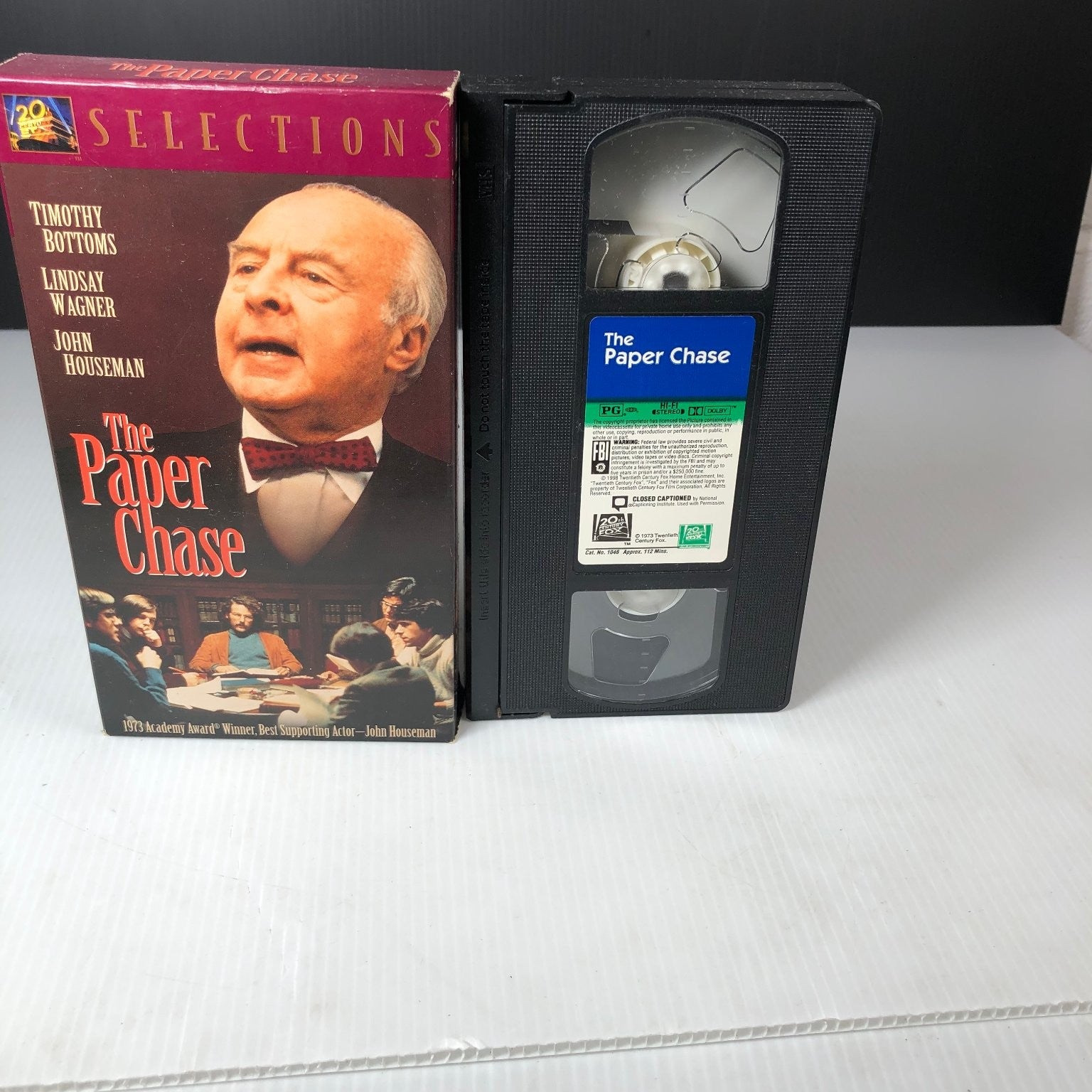 The Paper Chase VHS 1973 Drama Original Release 20th Century Fox