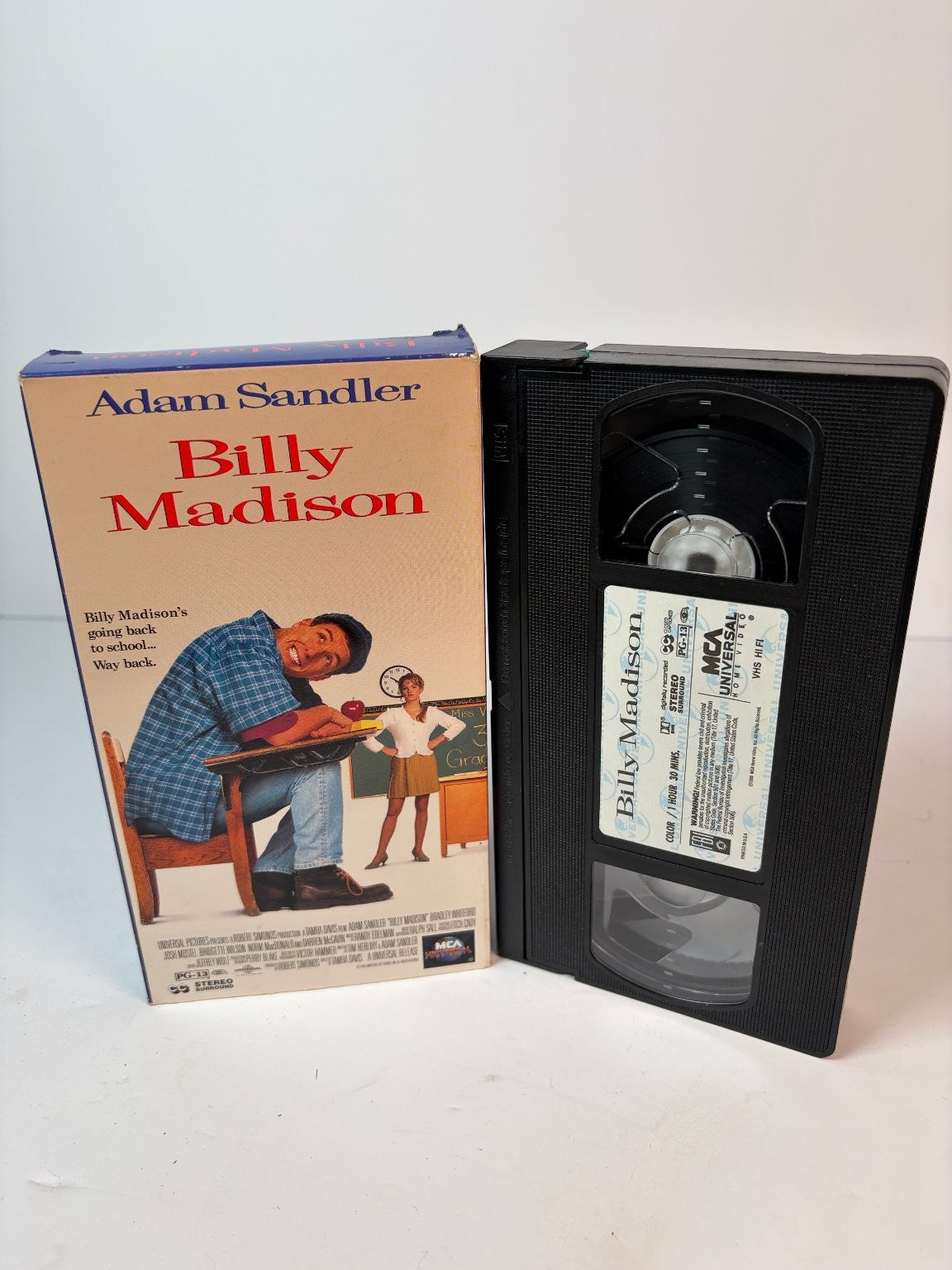 Billy Madison VHS 1995 Comedy Adam Sandler Original Release MCA Universal