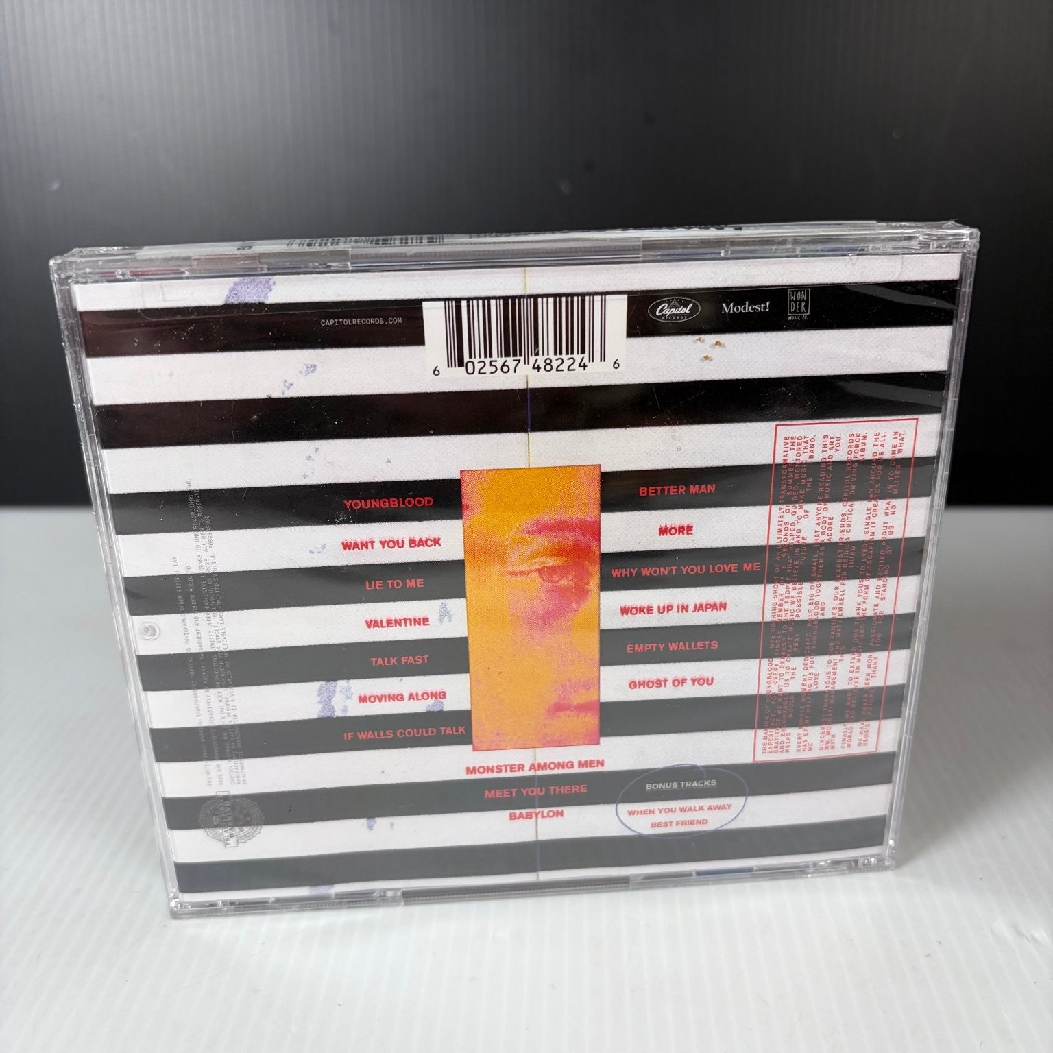 5 Seconds of Summer Youngblood CD Calum Cover Target Exclusive Pop Rock Capitol