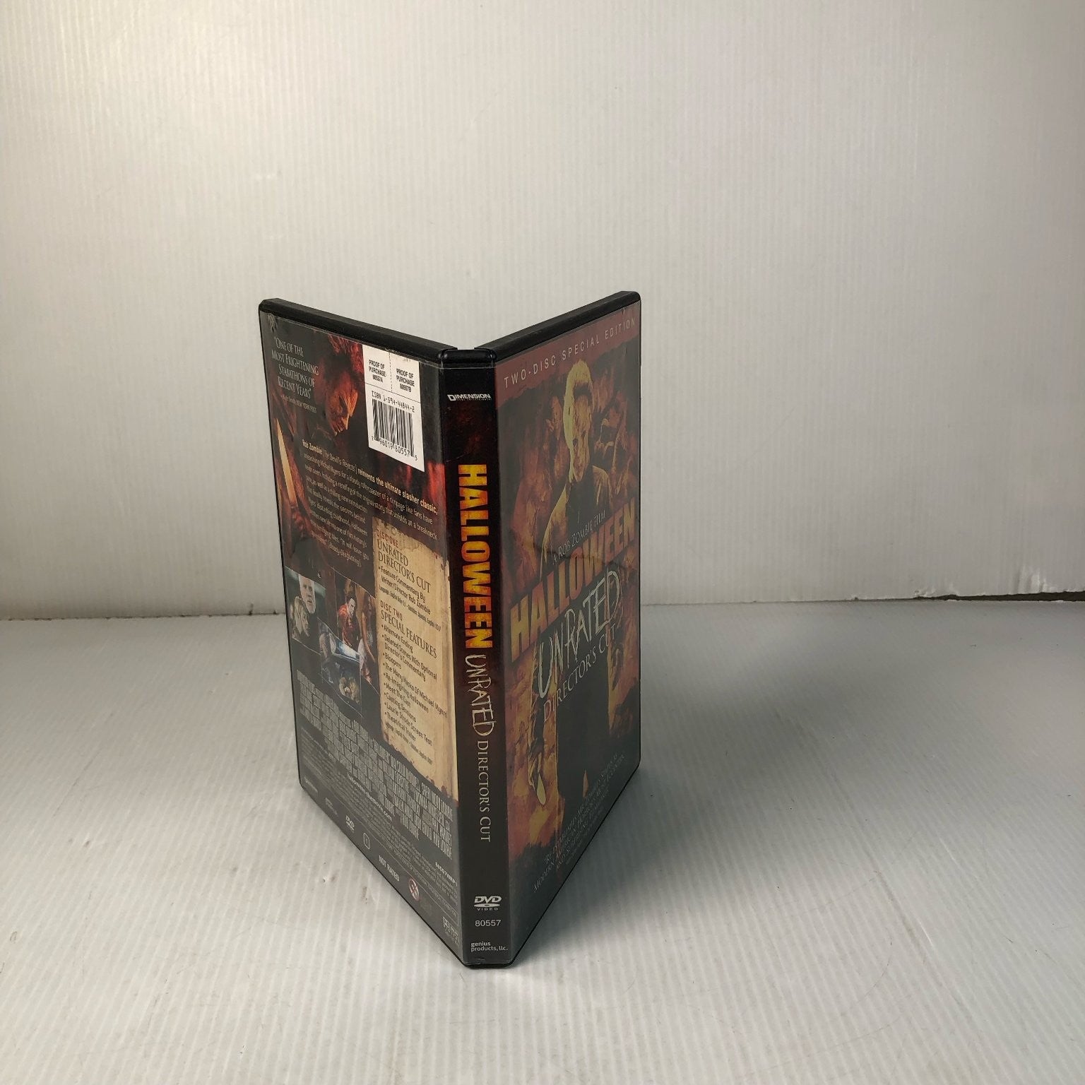 Halloween DVD 2007 Unrated Director's Cut Rob Zombie 2-Disc Special Edition
