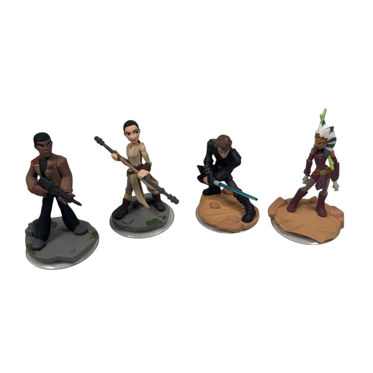 Disney Infinity 3.0 Lot Star Wars Ahsoka Finn Rey & Anakin Figures
