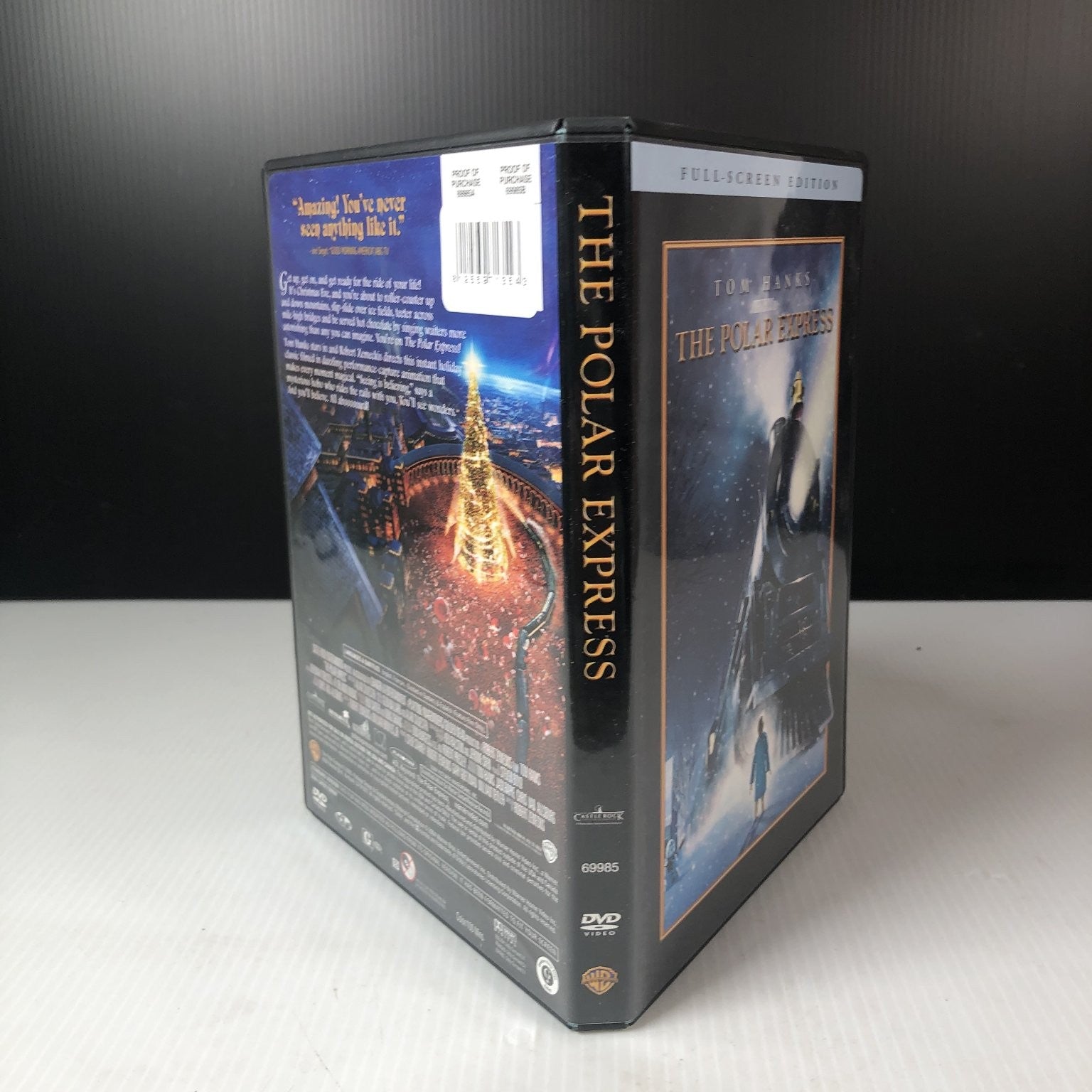 The Polar Express DVD 2004 Full-Screen Edition Tom Hanks Robert Zemeckis