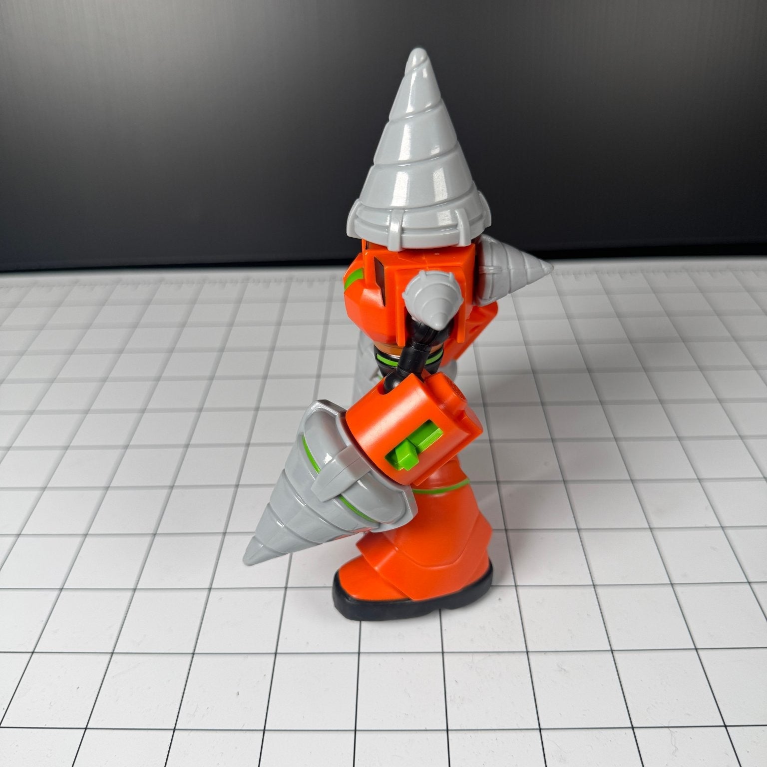 Drill Man Mega Man Action Figure 6in Articulated with Drillbomb Accessory