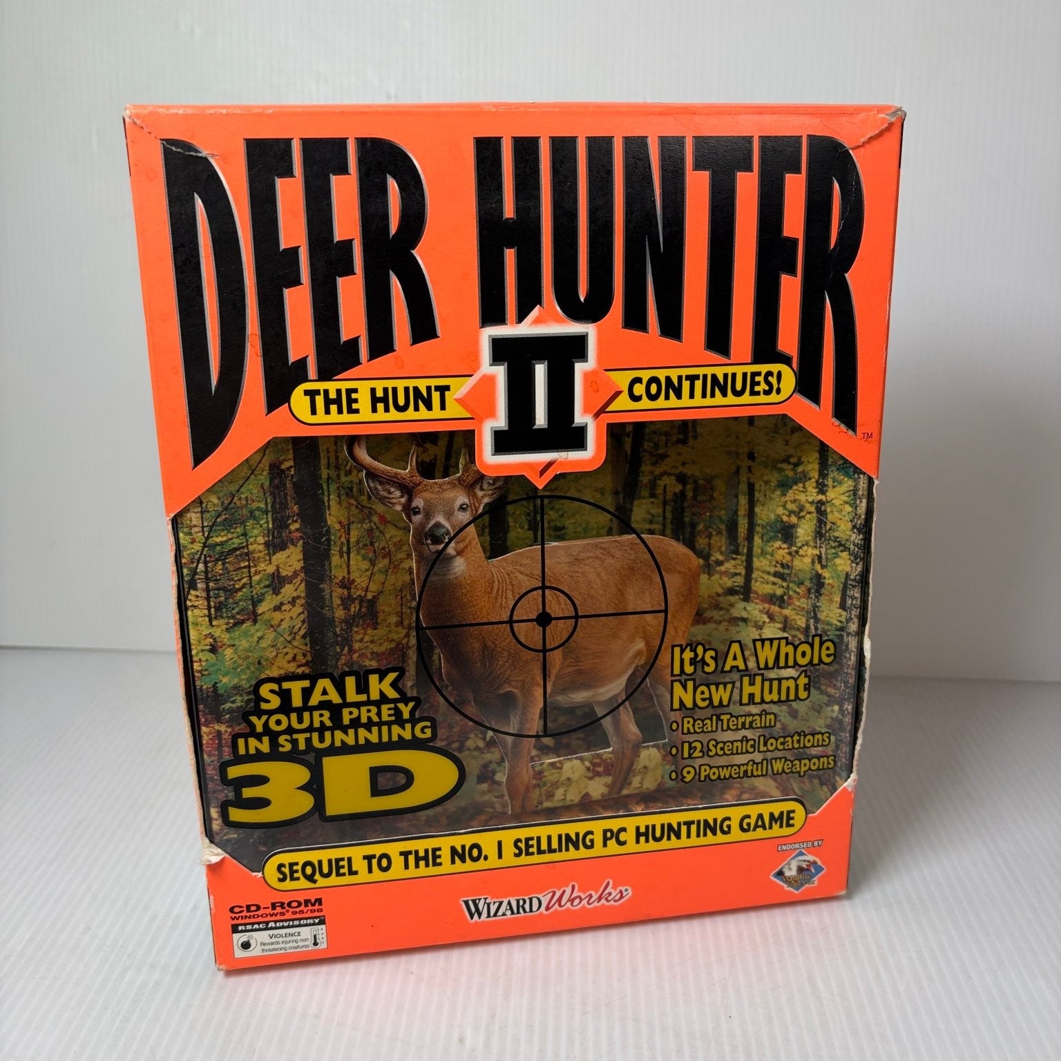 Deer Hunter II The Hunt Continues! Big Box PC CD-ROM Video Game Hunting FPS