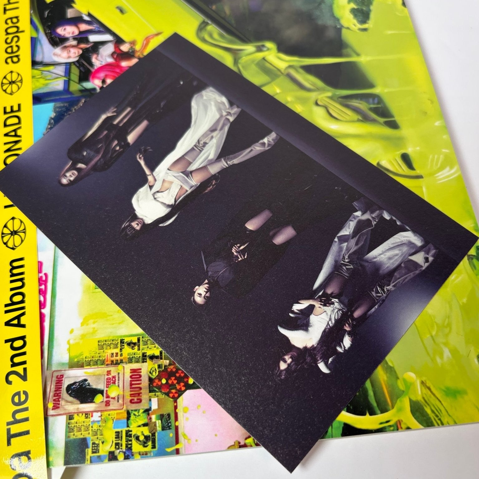 aespa The 2nd Album LEMONADE CD Photobook K-Pop Giselle Signed Photocard Rare