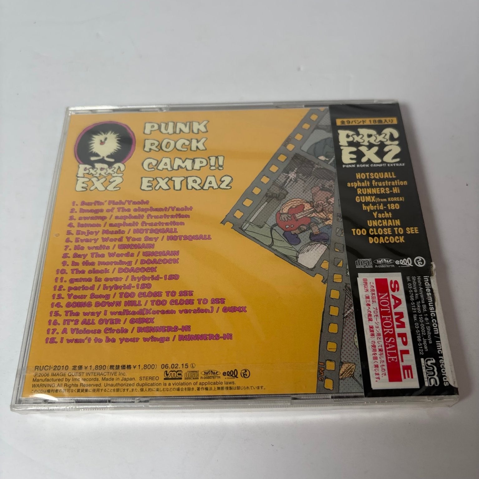 Punk Rock Camp Extra 2 Compilation CD 2006 Japan Promo Punk Rock Image Quest