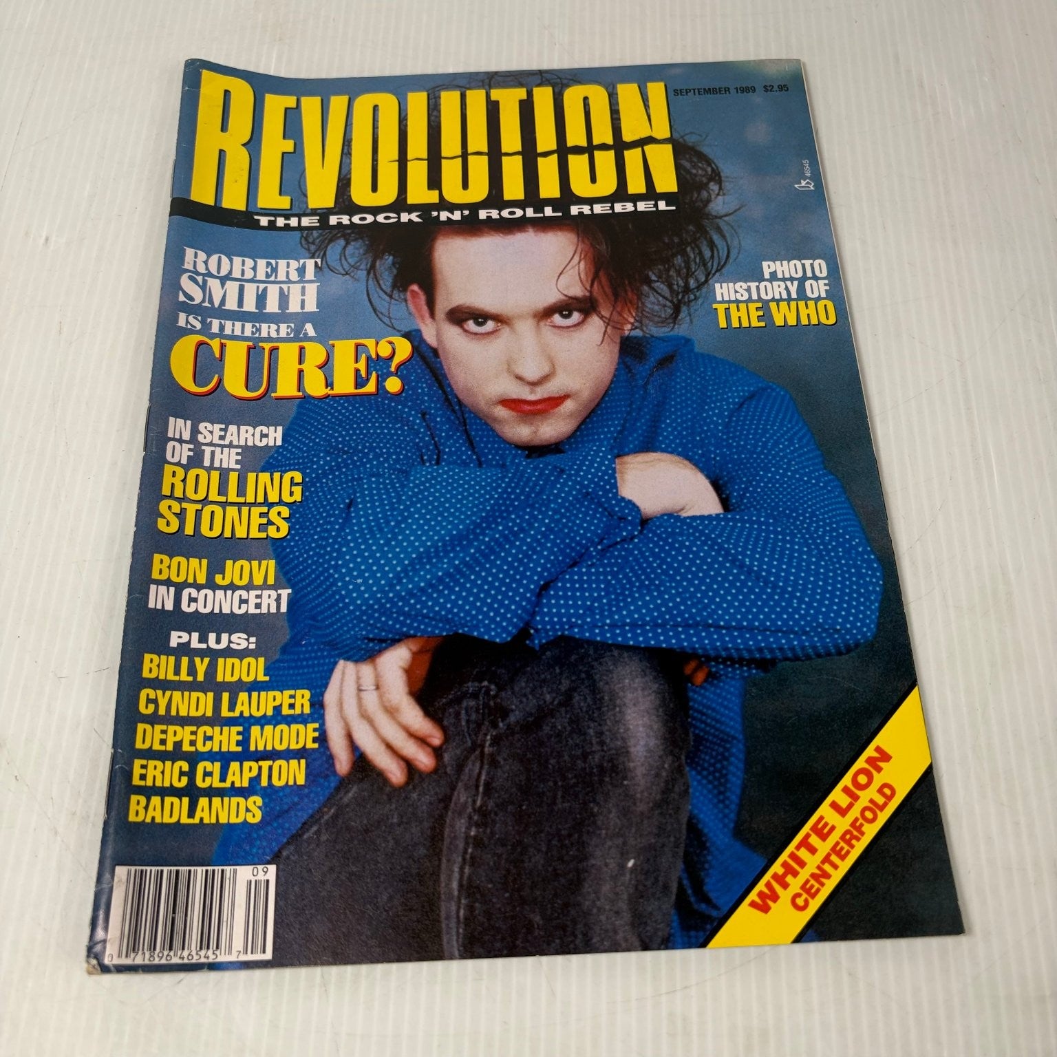 Revolution Magazine September 1989 Robert Smith The Cure Rock Music History
