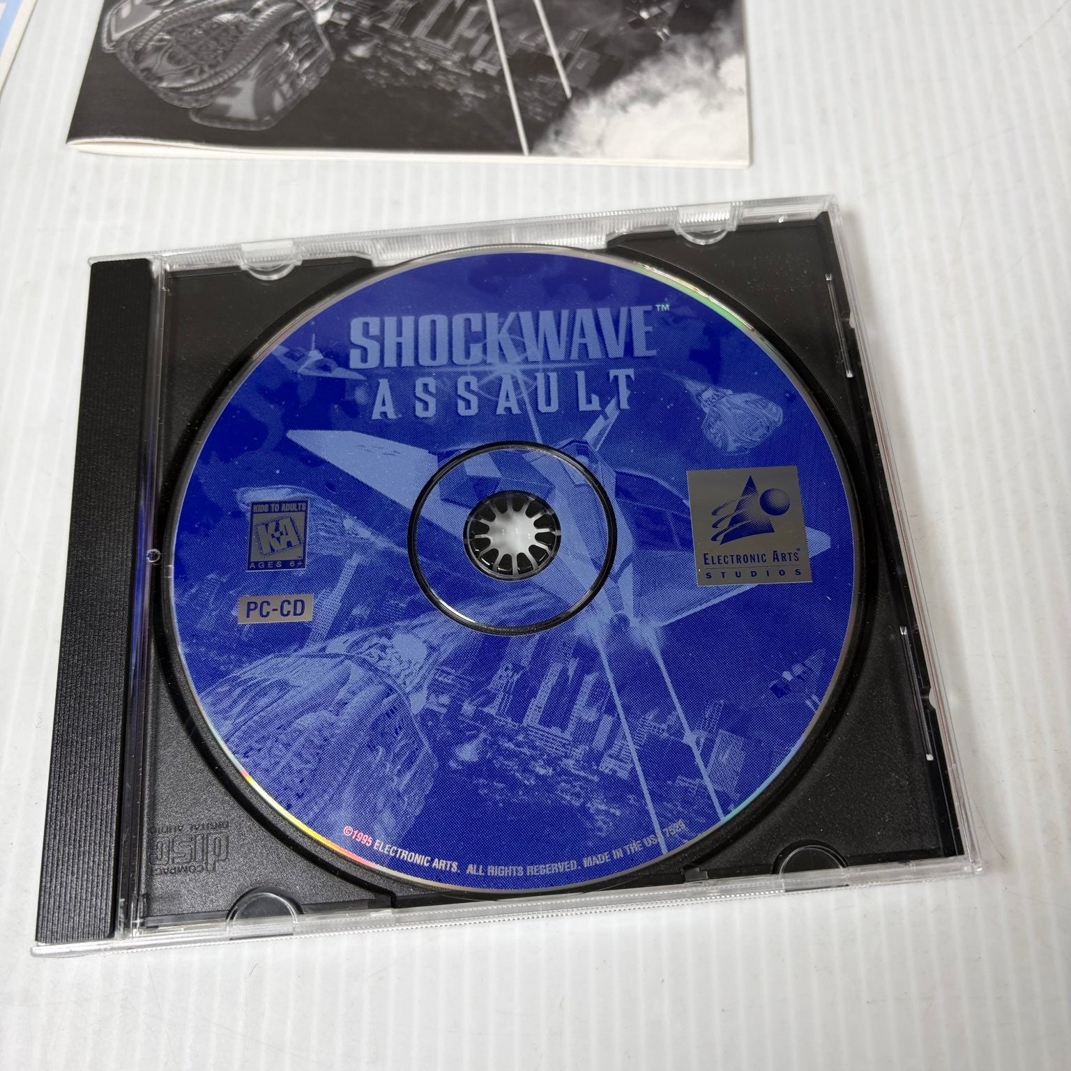 Shockwave Assault Windows 95 Big Box PC Complete Video Game Flight Combat Sci-Fi