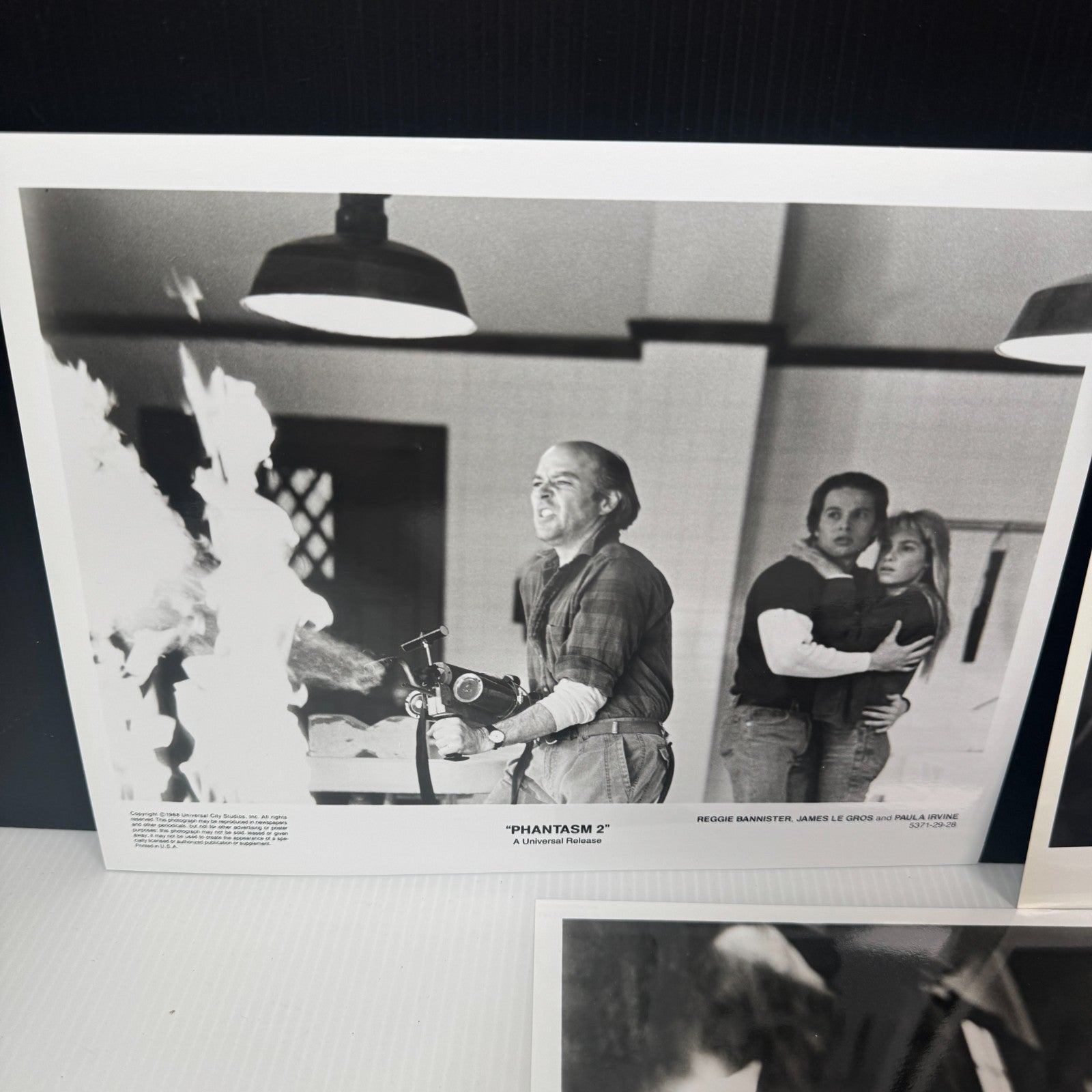 Vintage Phantasm II 8x10 Promo Movie Stills Horror 1988 A Universal Release B&W