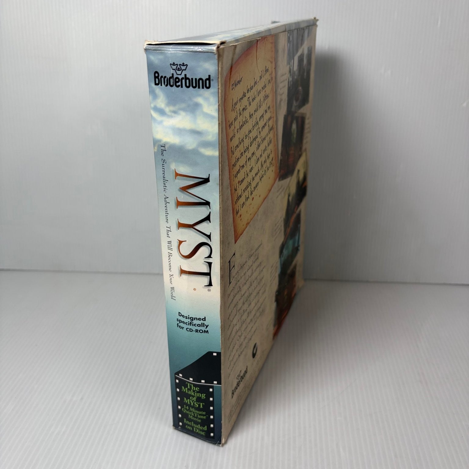 MYST PC Big Box PC CD-ROM Game Classic Adventure Puzzle Broderbund Complete