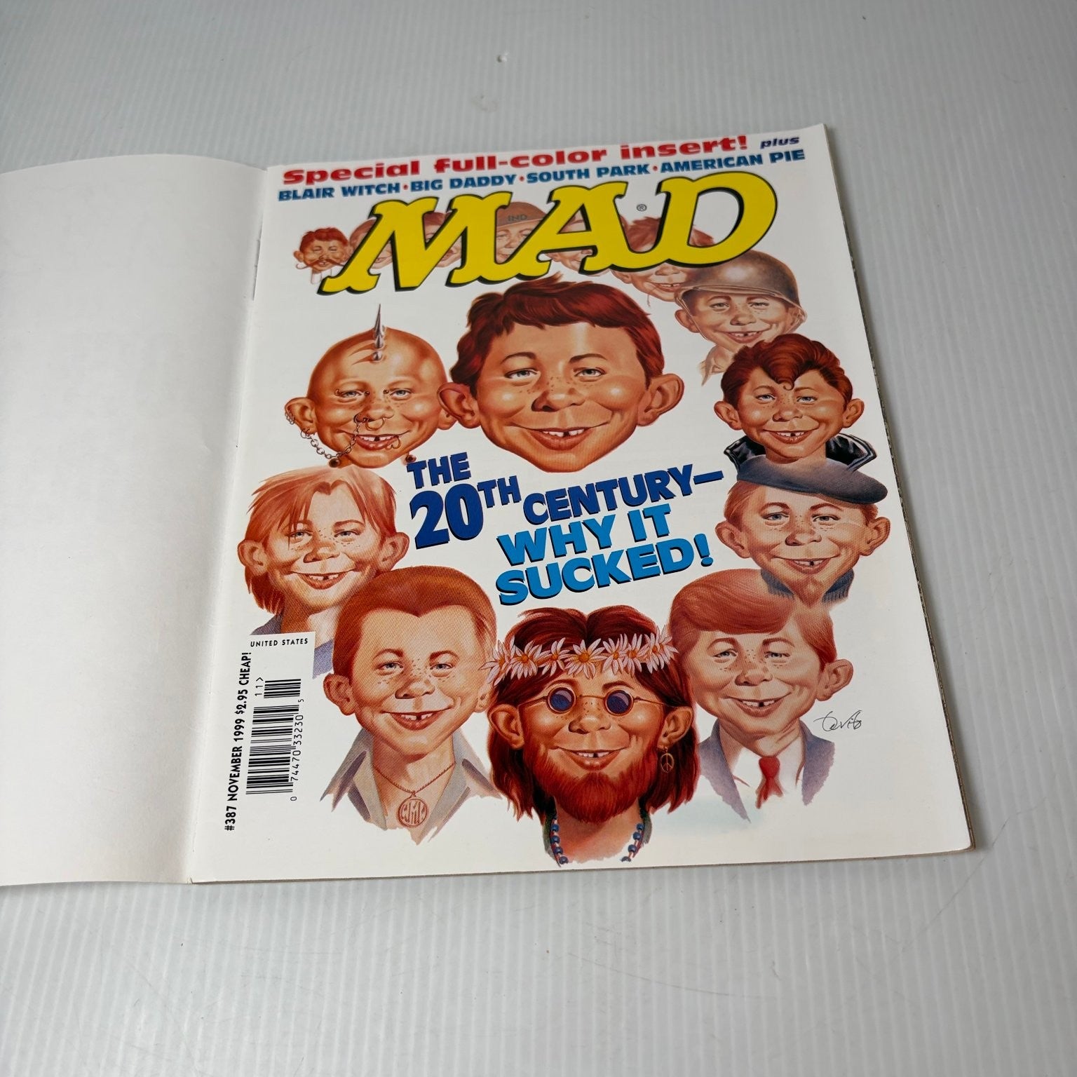 MAD Magazine November 1999 The 20th Century Why It Sucked Special Insert