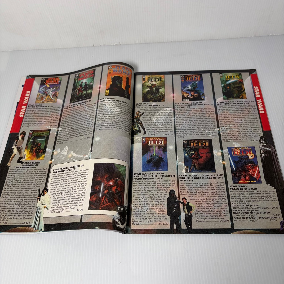 Star Wares Magazine Vol. 8 Catalog January 1997 Star Wars Trilogy Dark Horse