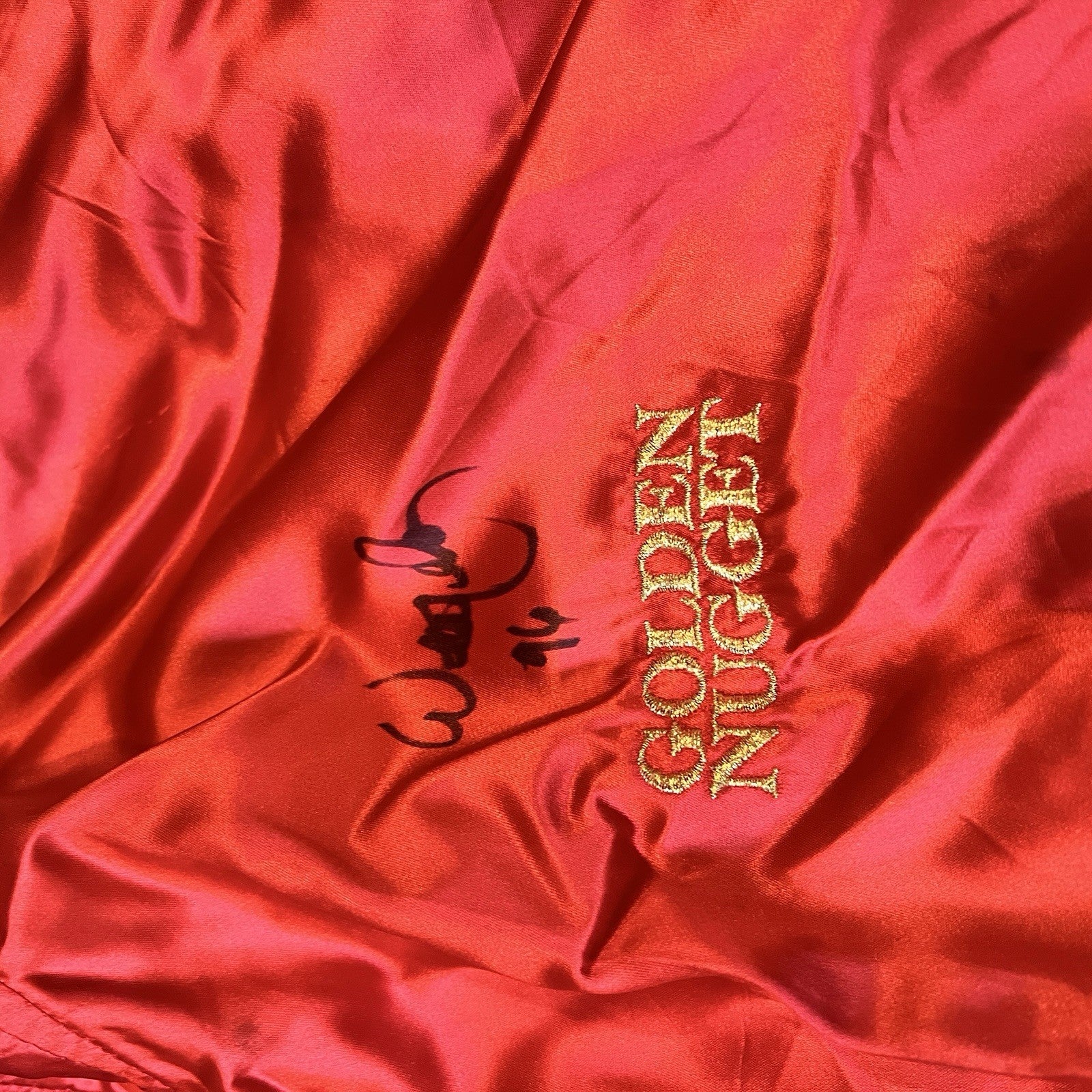 Vintage 1996 Mirage & Golden Nugget Reversible Bomber Jacket Signed