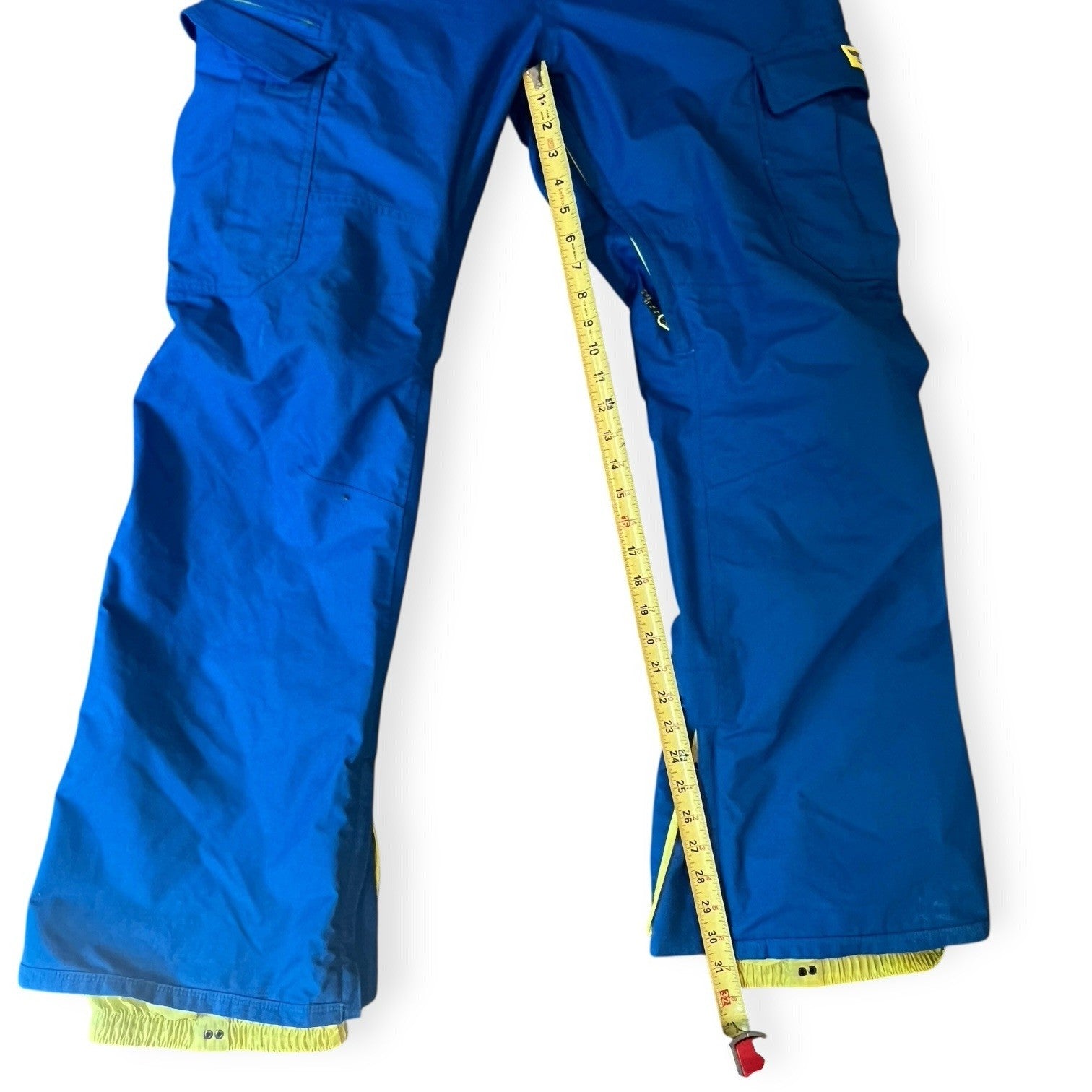Burton Living Lining Men’s Blue Cargo Snowpants Size XL