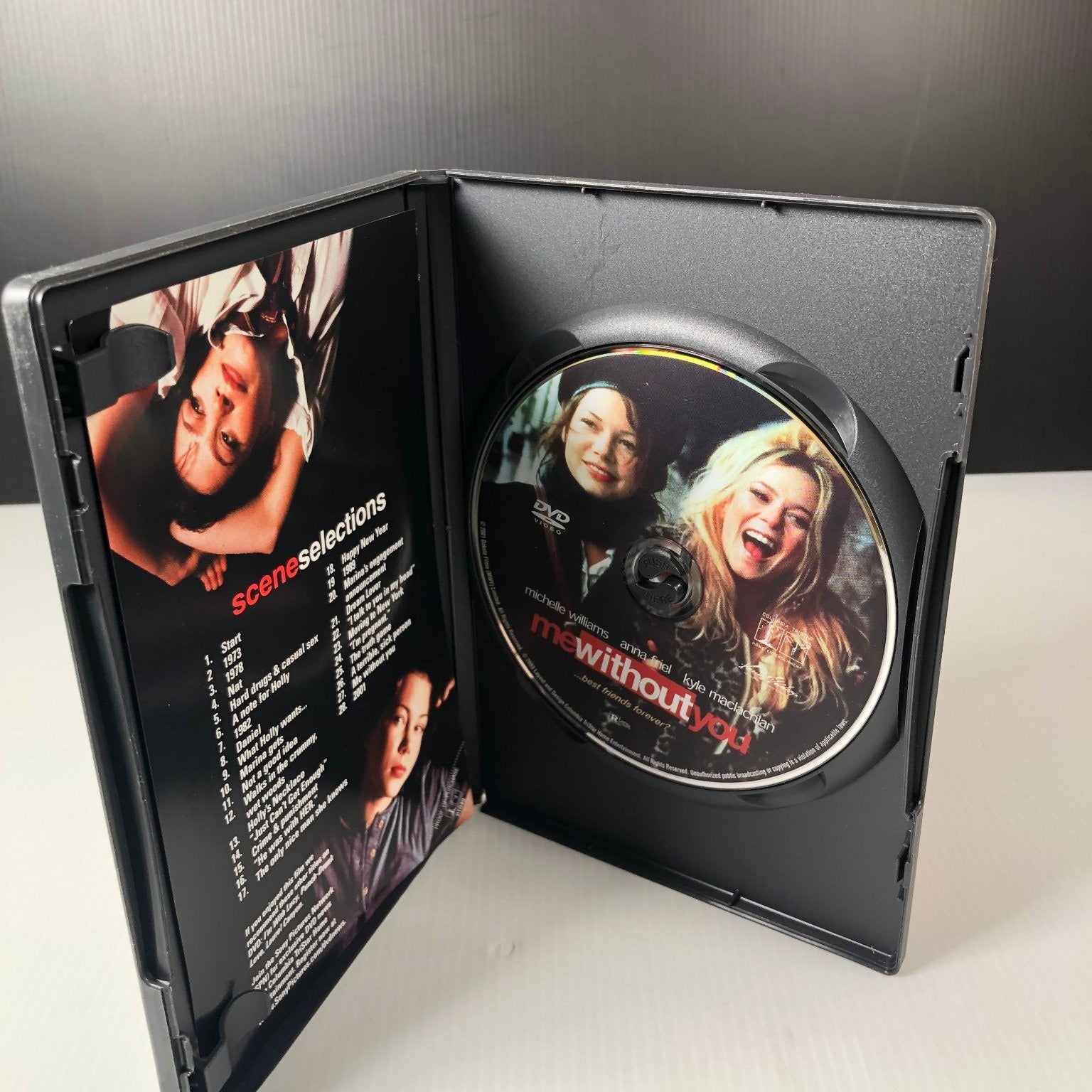 Me Without You DVD 2001 Michelle Williams Anna Friel Kyle MacLachlan