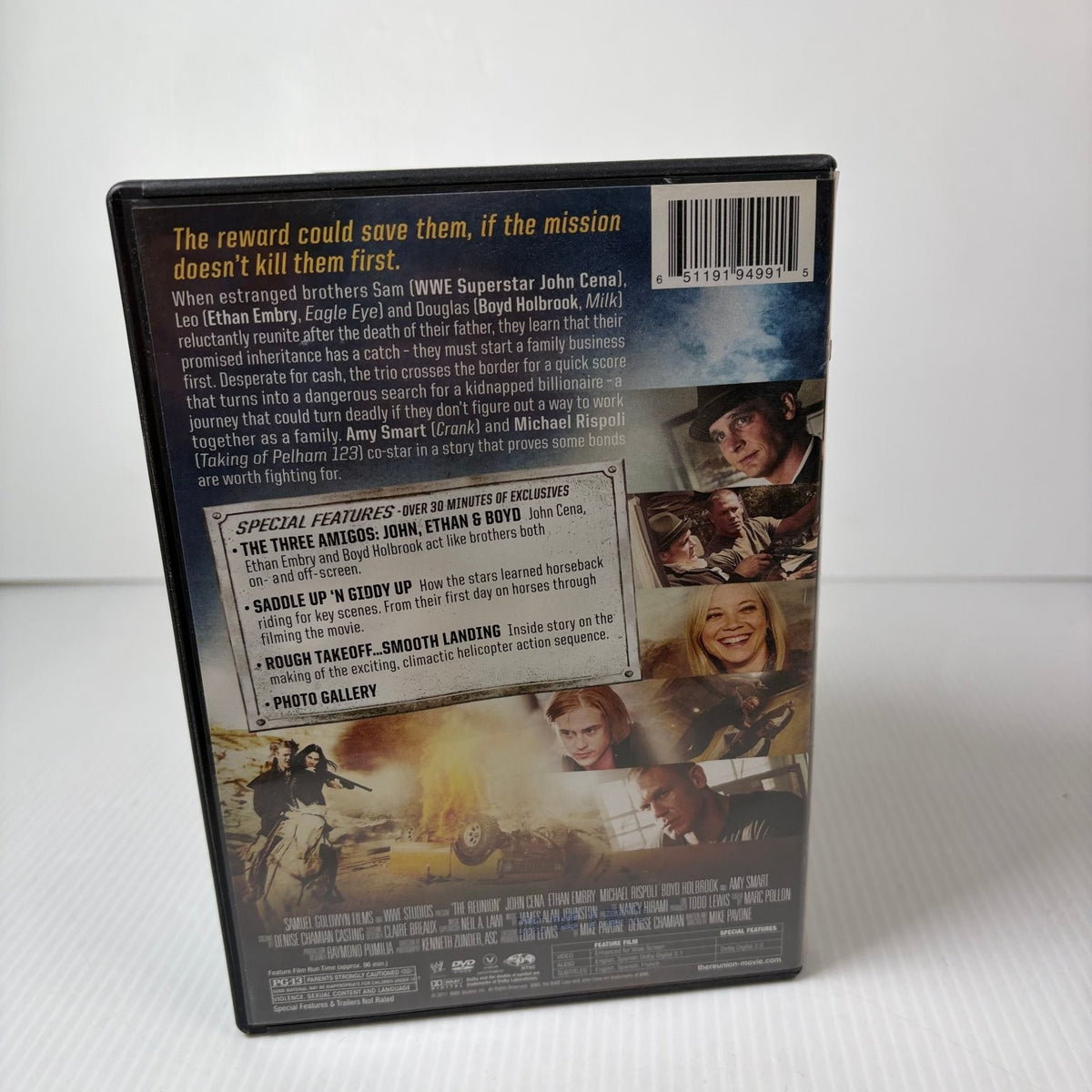 The Reunion DVD 2011 John Cena, Ethan Embry, Amy Smart, Action Thriller