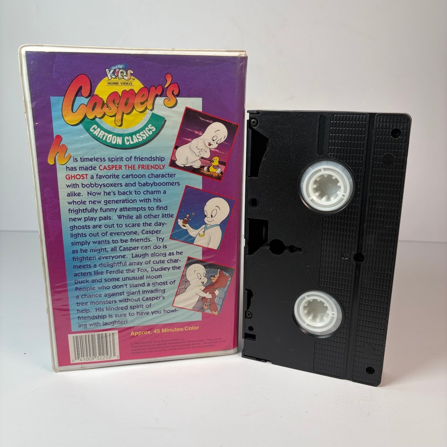 Casper's Cartoon Classics VHS 1993 Animation KRS Home Video