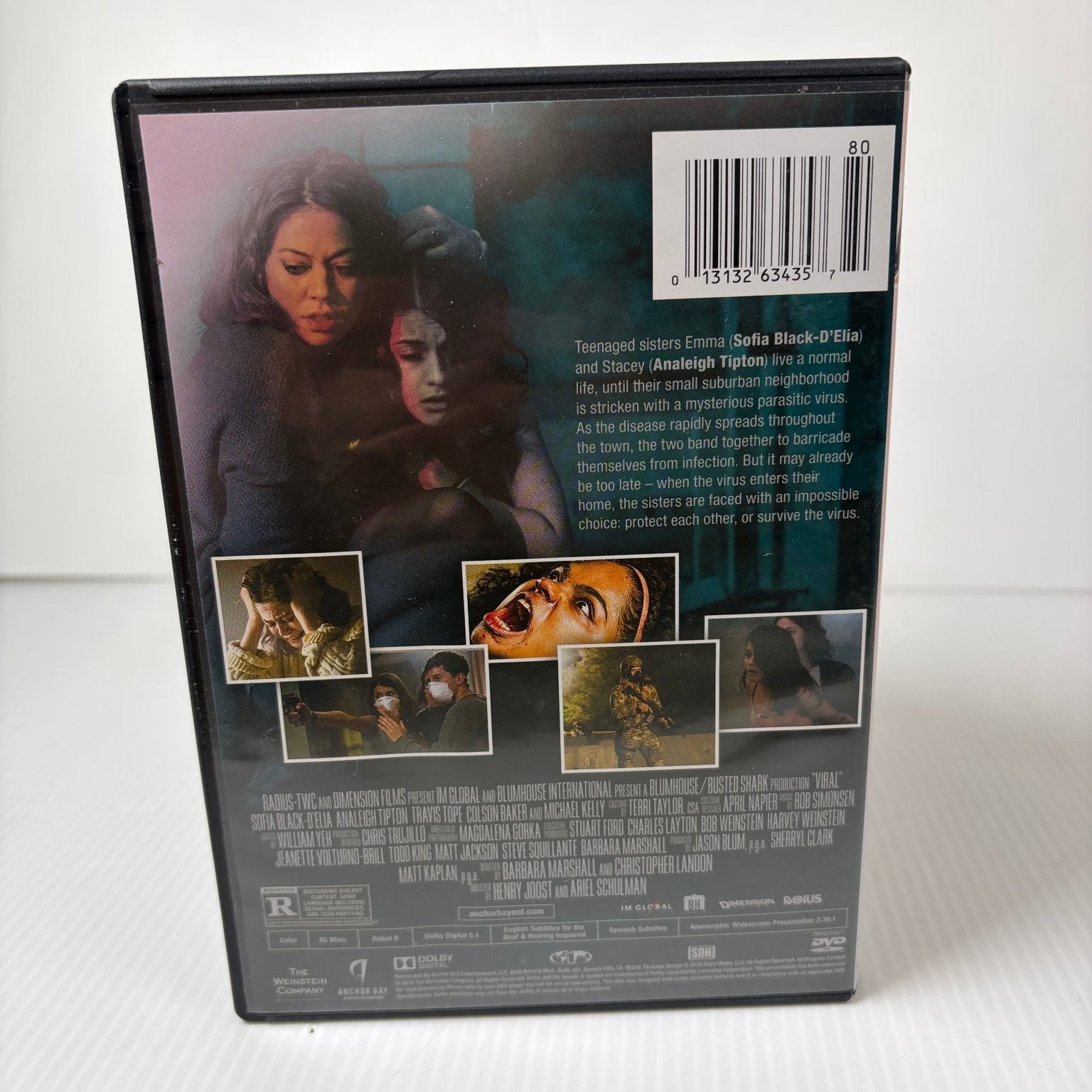 VIRAL DVD 2016 Sofia Black-D'Elia Analeigh Tipton Blumhouse Horror Thriller