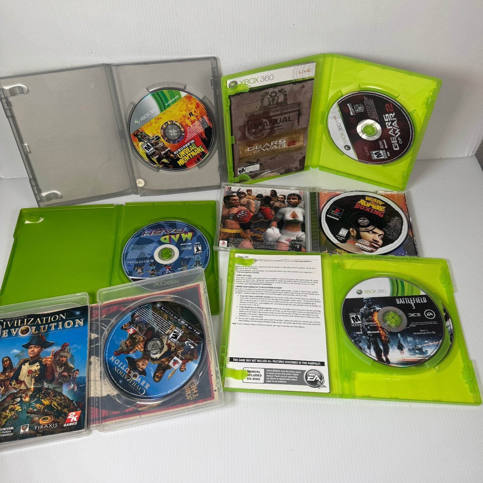 Mixed Lot of 20 Retro Games NES, Genesis, Xbox 360 & More Red Dead Redemption