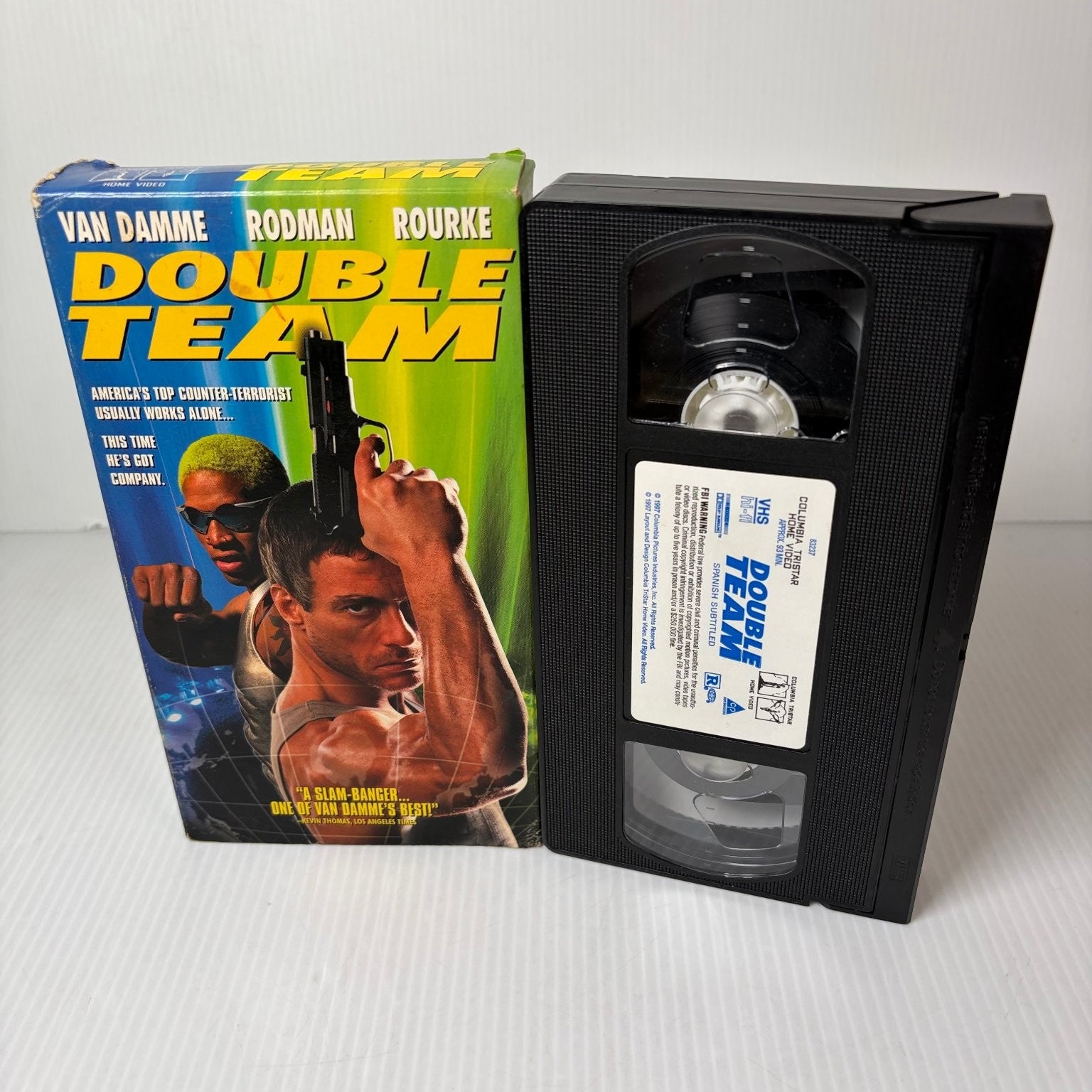 Double Team VHS 1997 Action Thriller Jean-Claude Van Damme Columbia Tristar