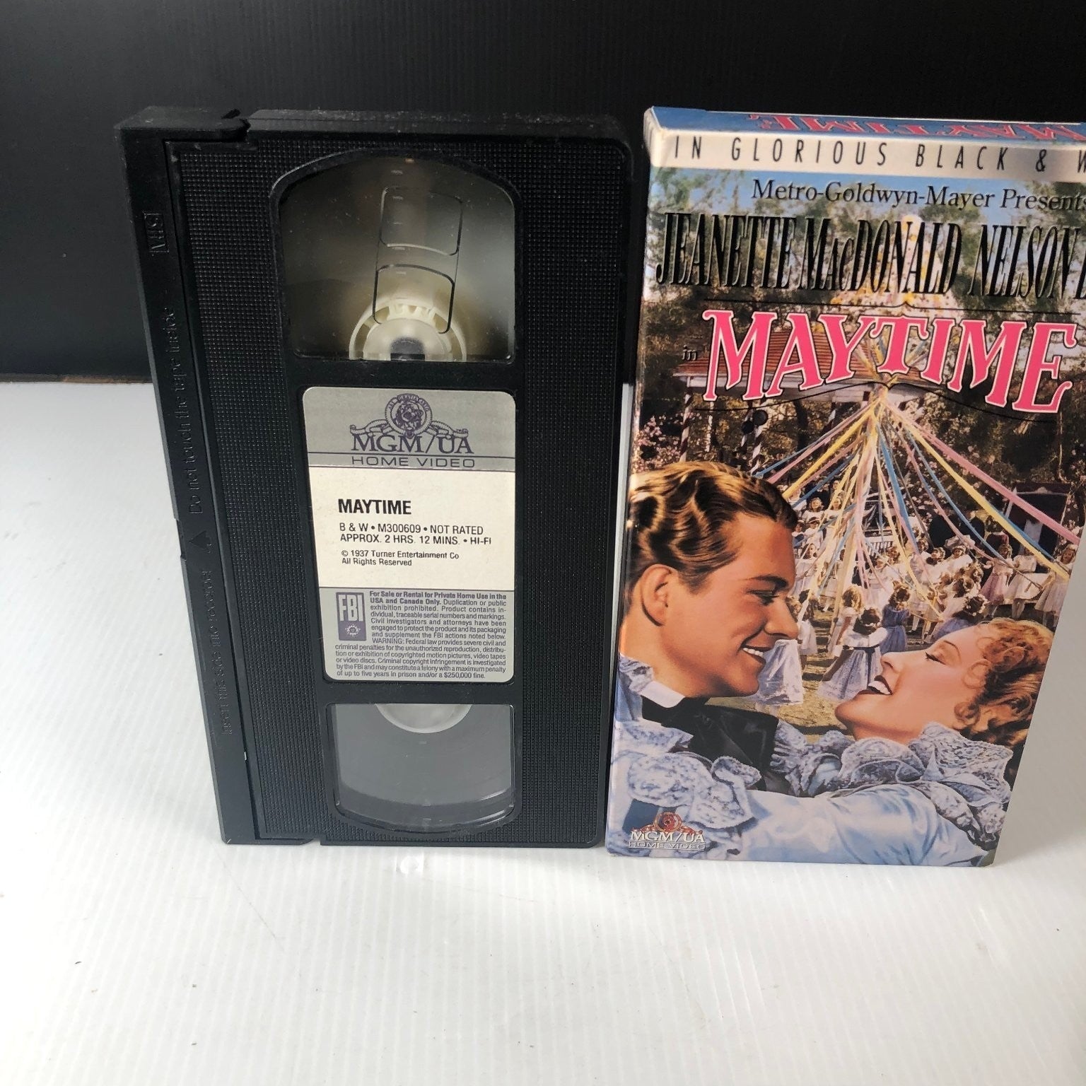 Maytime VHS 1937 Musical Classic B&W MGM/UA Home Video Hi-Fi