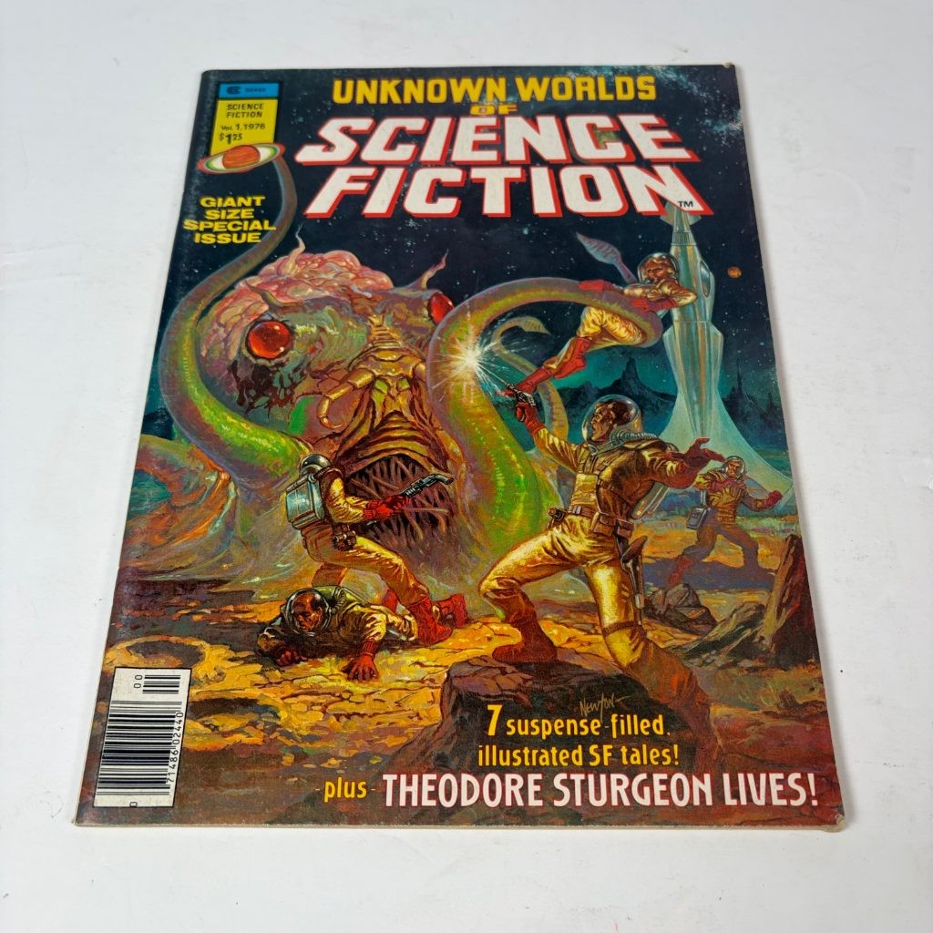 Unknown Worlds of Science Fiction Vol 1 #1 1976 Curtis Marvel Magazine Sturgeon